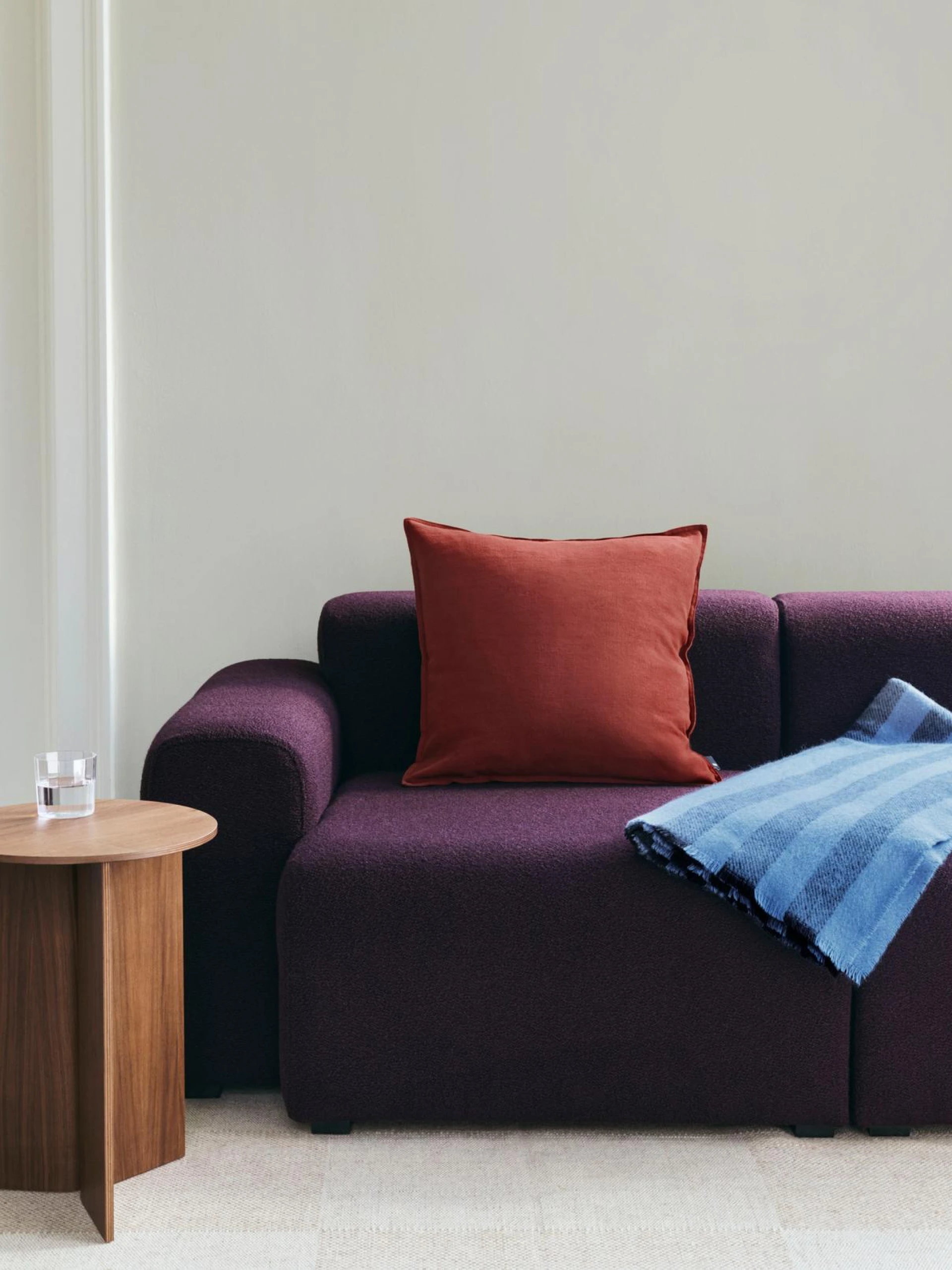 Duo Throw W130 x L180 Sky blue