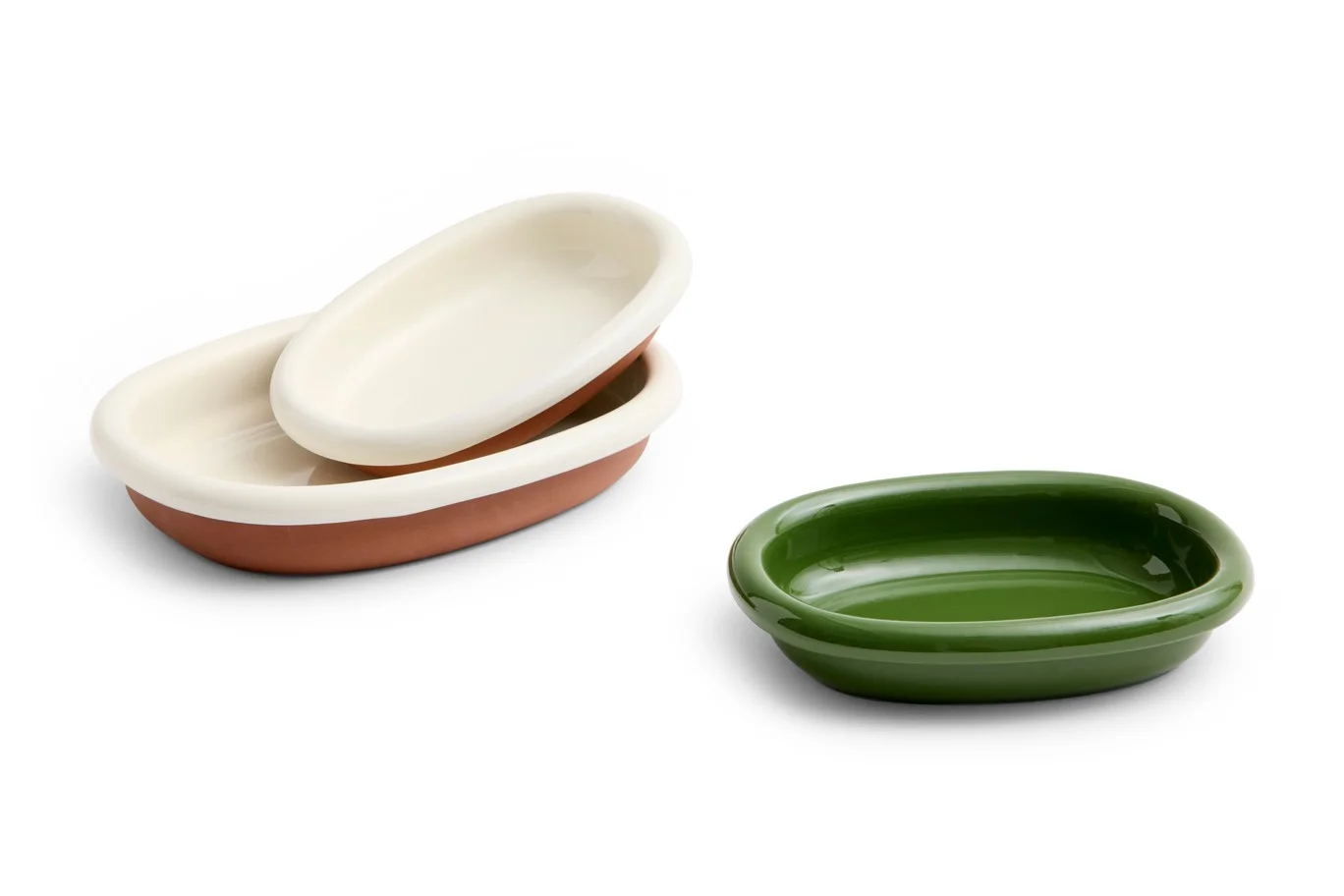 Barro Oval Dish Small Green