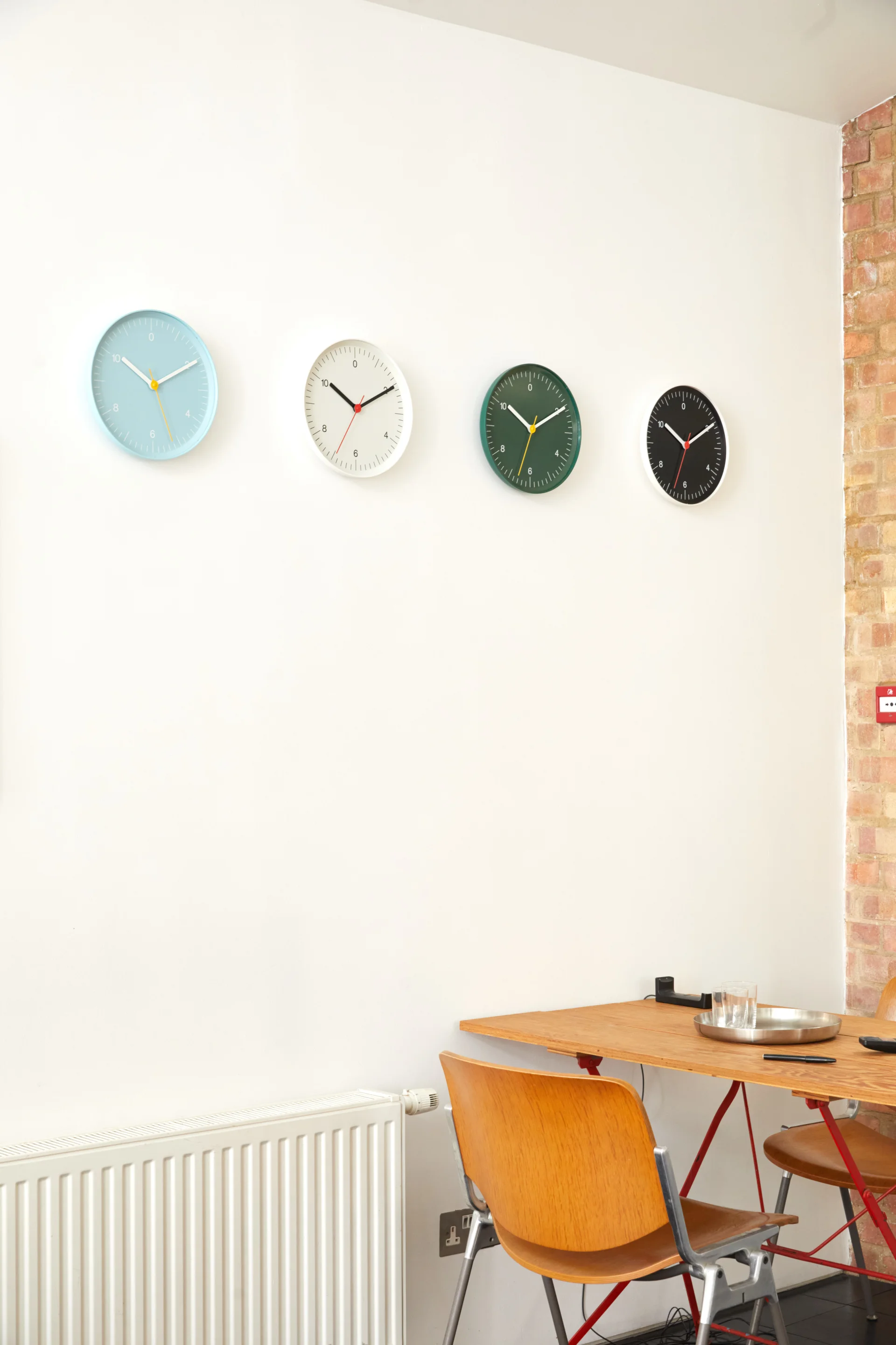 Wall Clock Blue