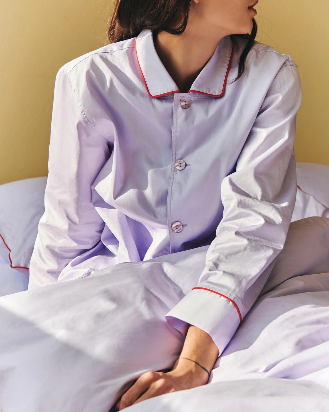 Outline Pyjama L/S Shirt S/M Lavender