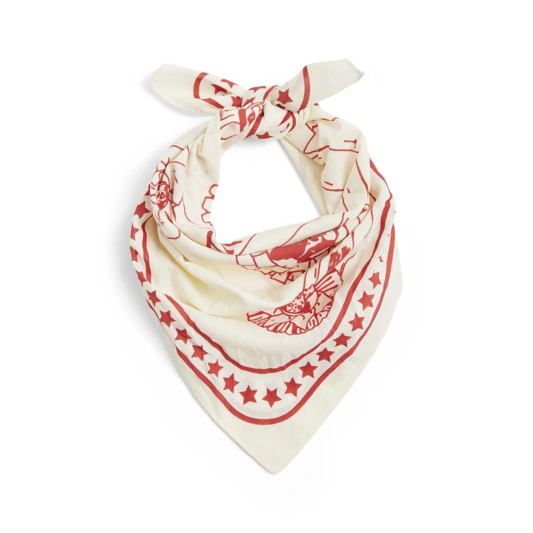 HAY Dogs Scarf 55 x 55 Off-white