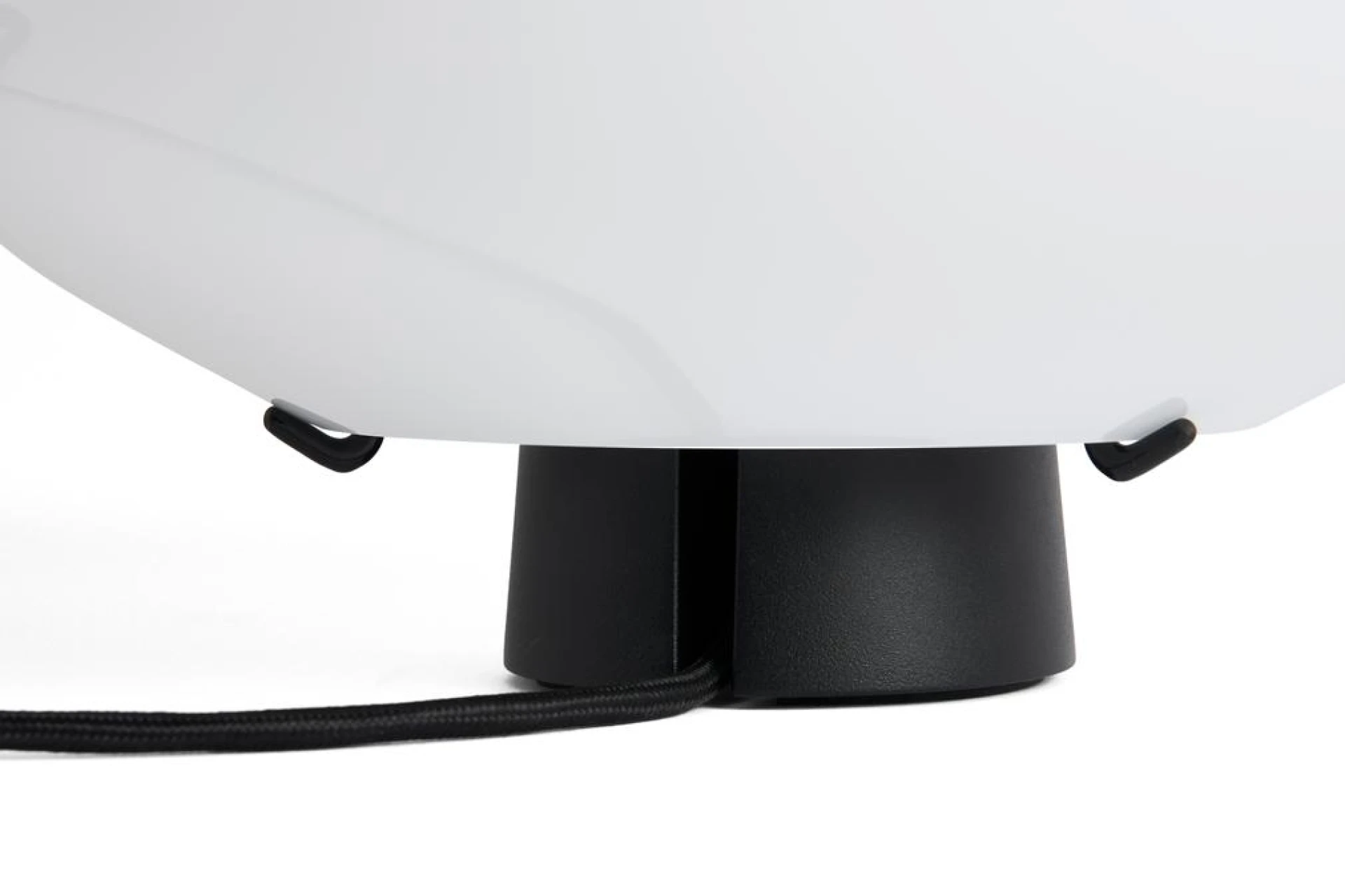 Buoy Glass Table Lamp 300 Soft black cord set