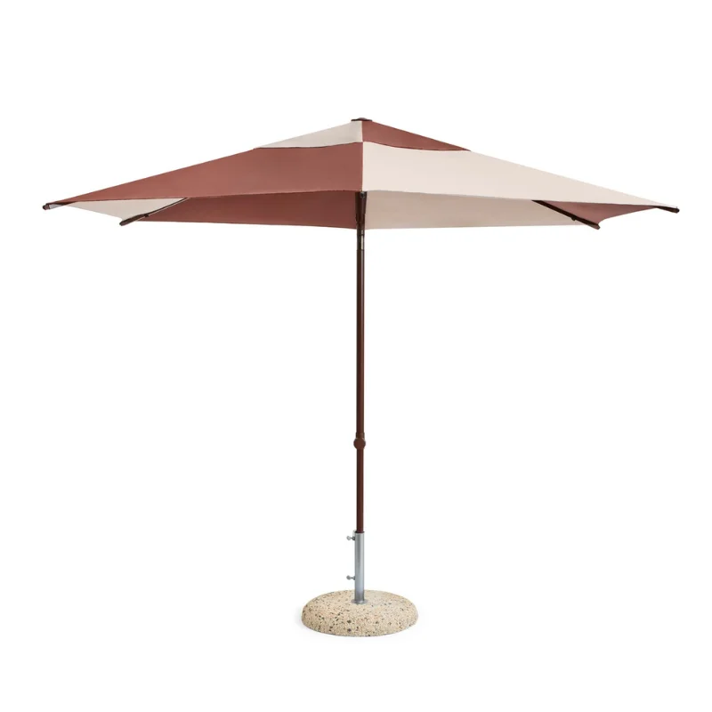 Terrazza Parasol Hexagon Off-white and burgundy