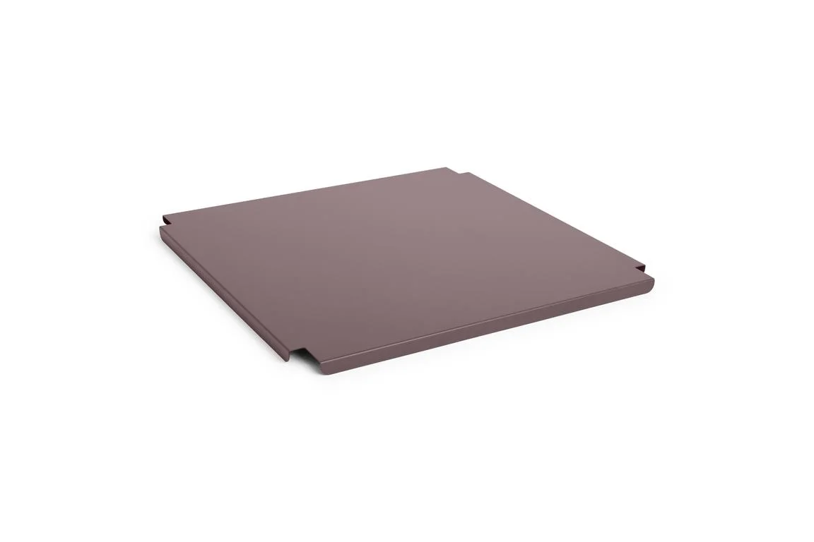 HAY Colour Crate Lid Metal Large Square Bordeaux