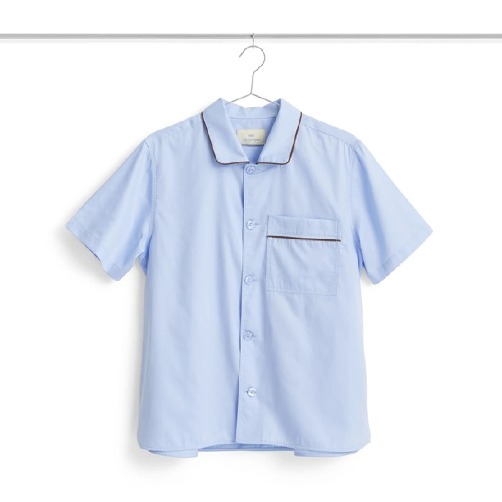 Outline Pyjama S/S Shirt S/M Soft blue