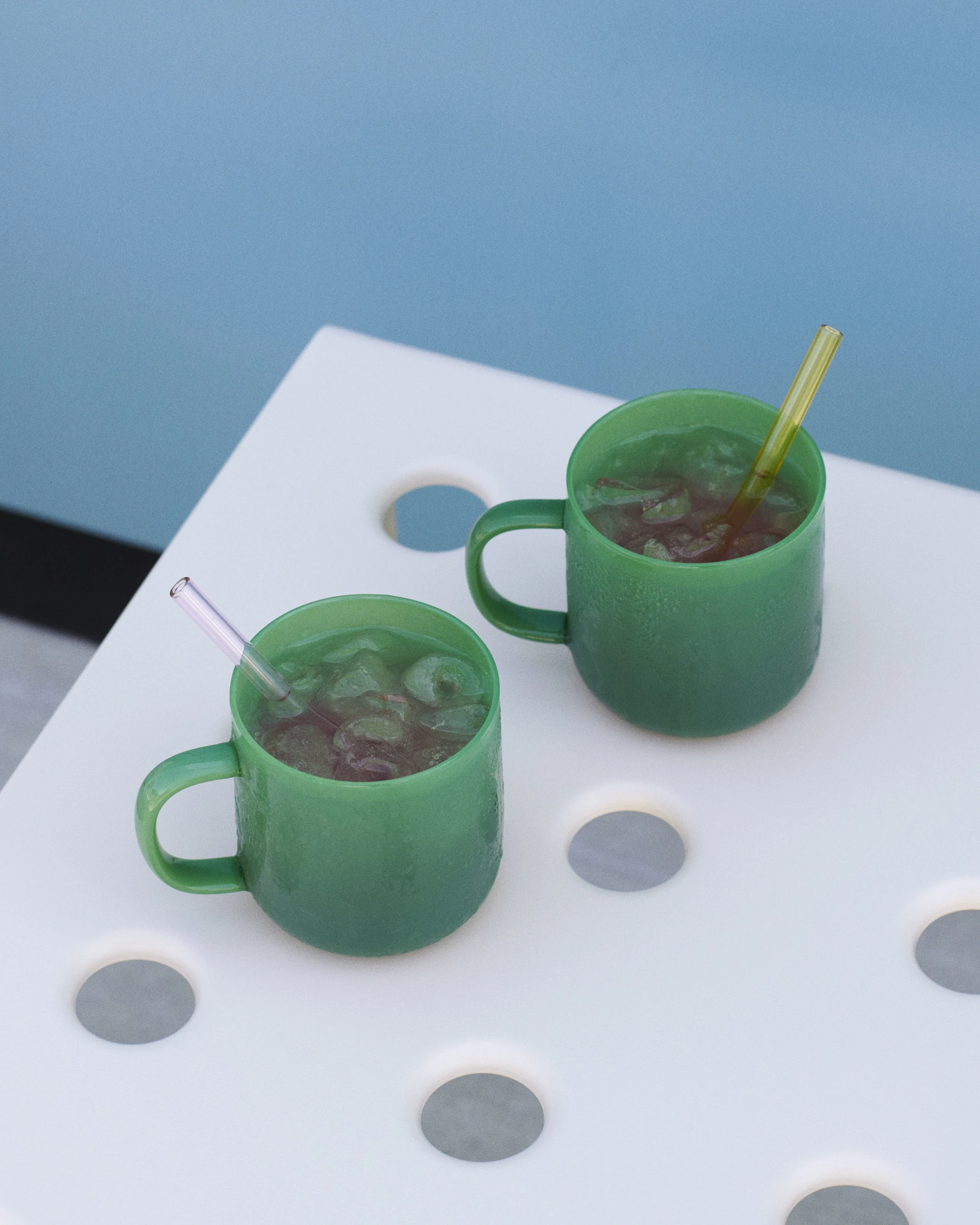 Sip Cocktail Straw Set of 4 Opaque mix