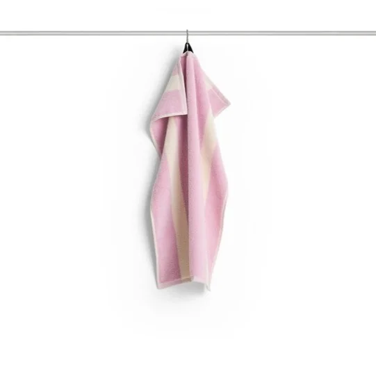Stripe Hand Towel Cool pink