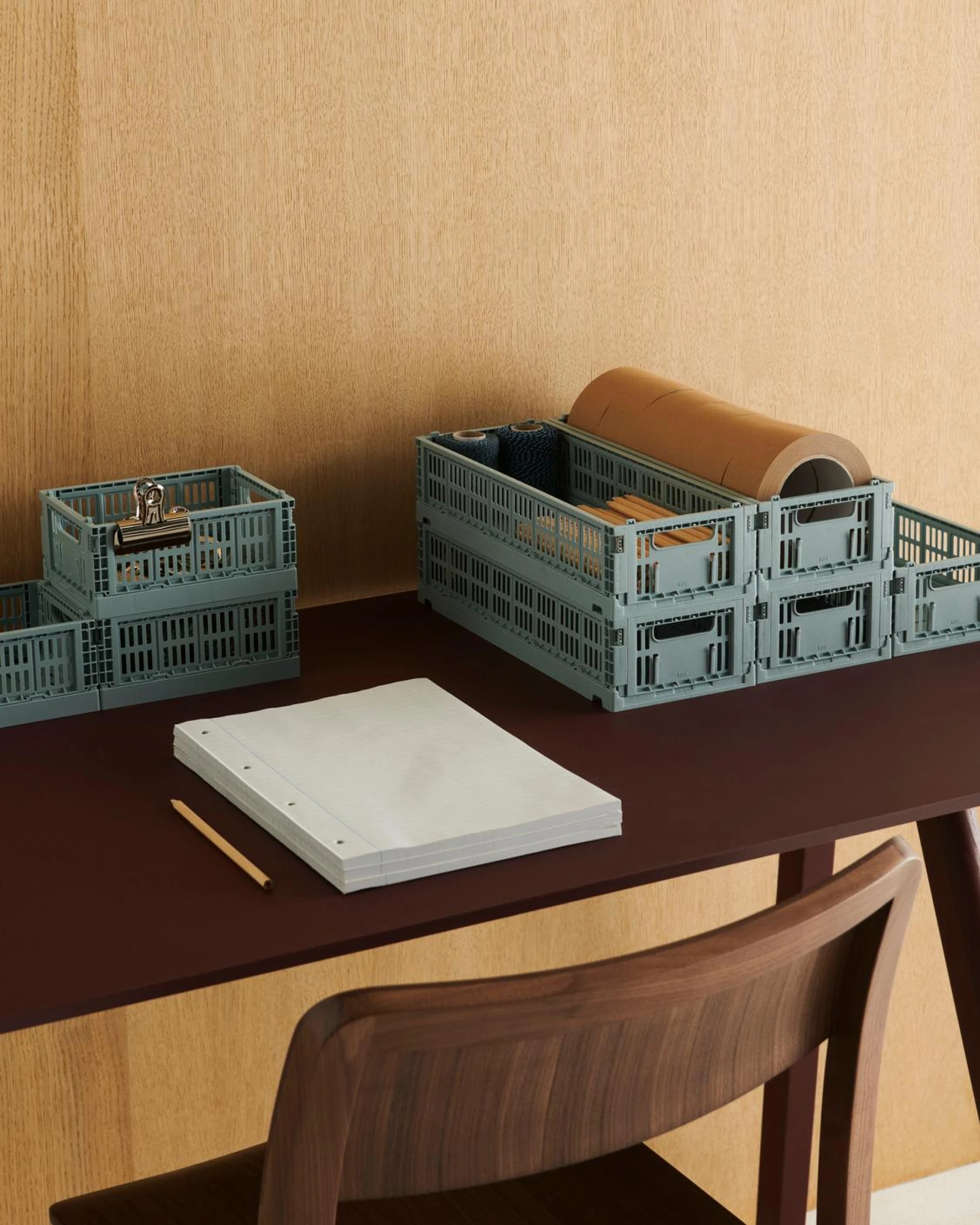 HAY Colour Crate Mini Set of 2 Dusty blue