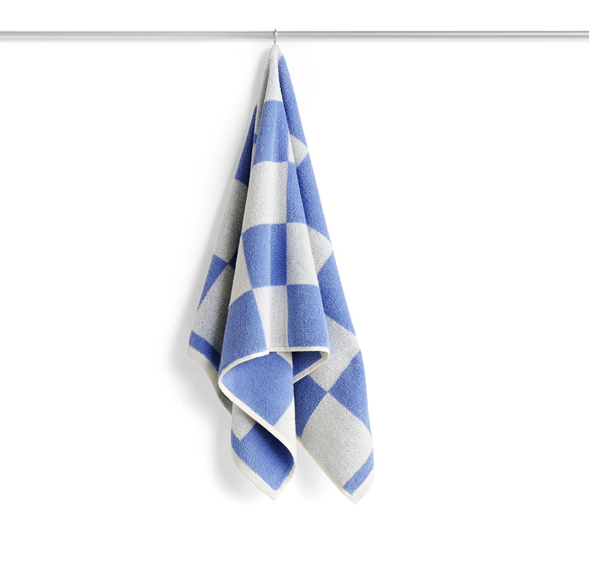Check Hand Towel Sky blue