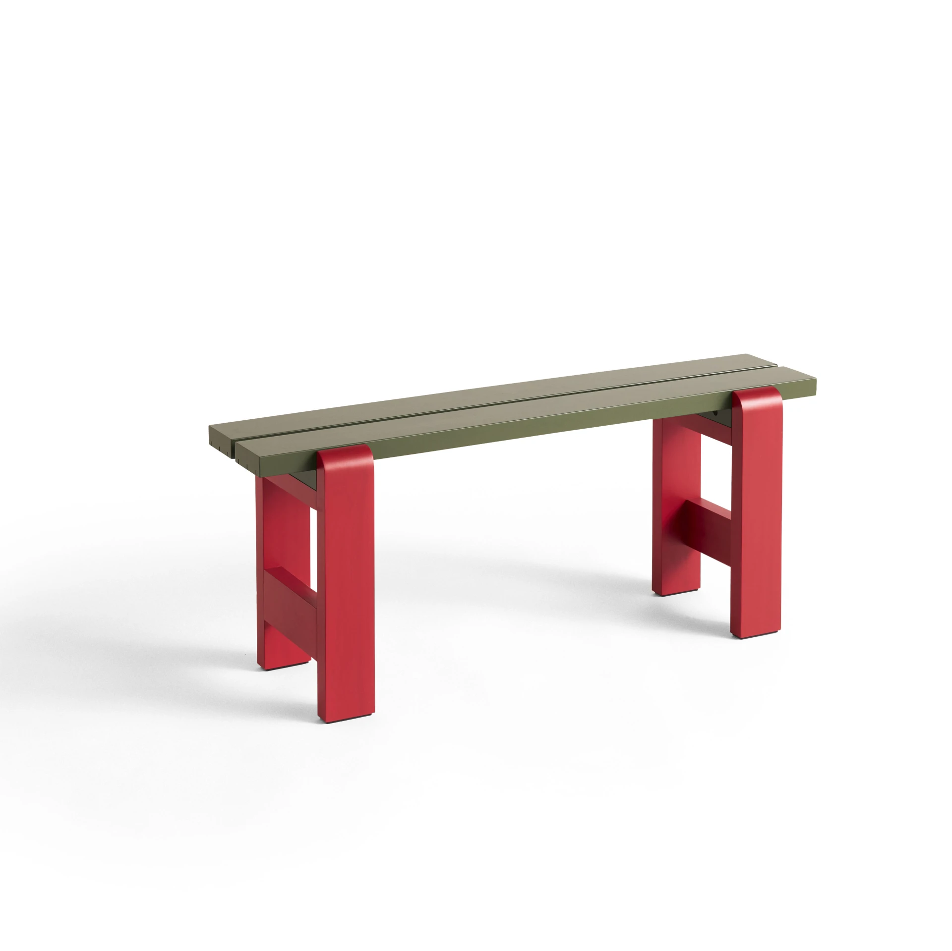 Weekday Bench Duo Olive, Wine red