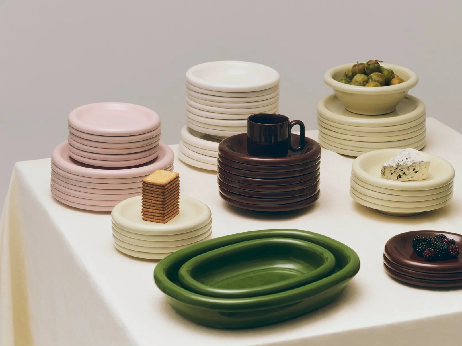 Barro Plate Set of 2 Ø18 Pink