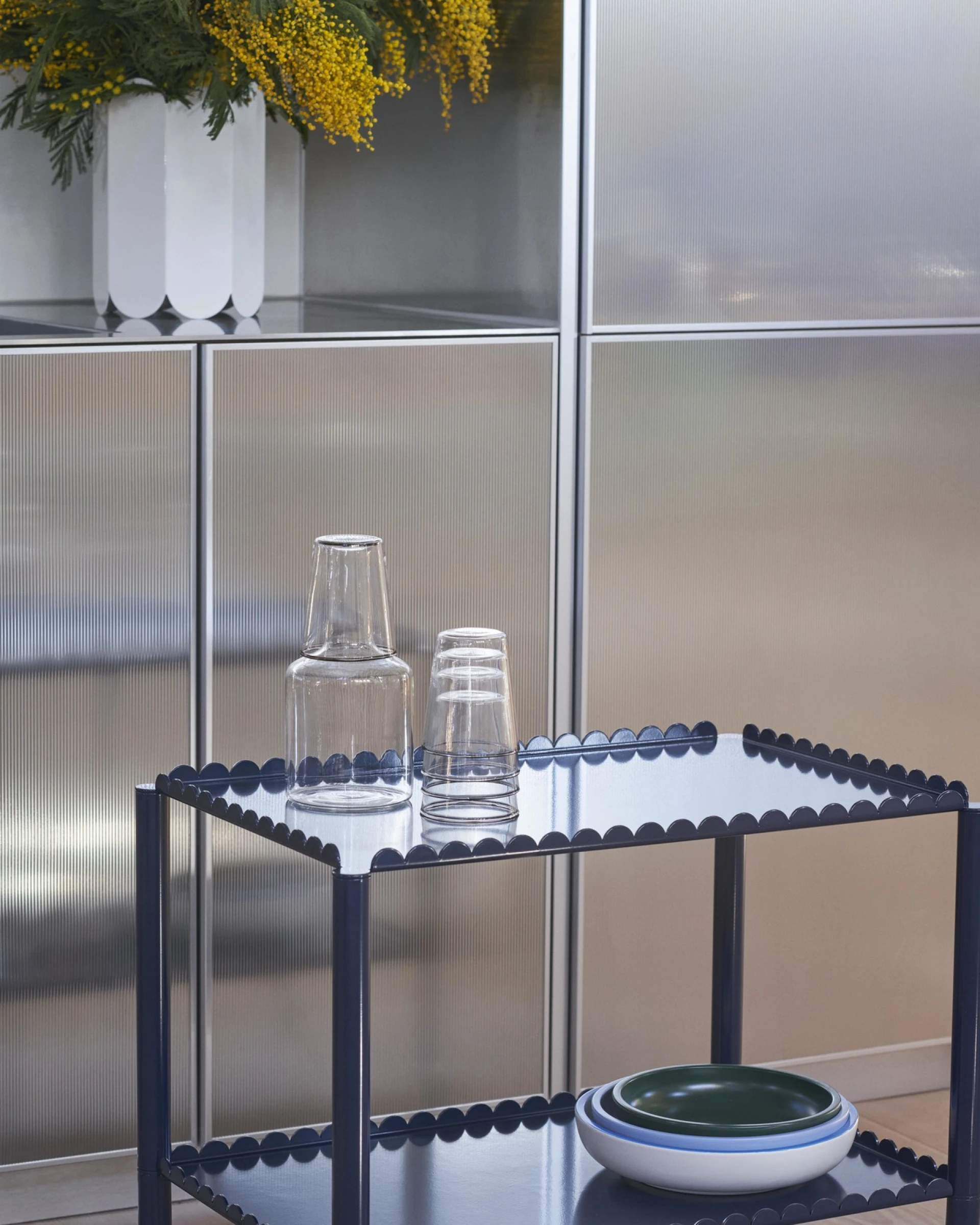 Arcs Trolley Low Steel blue