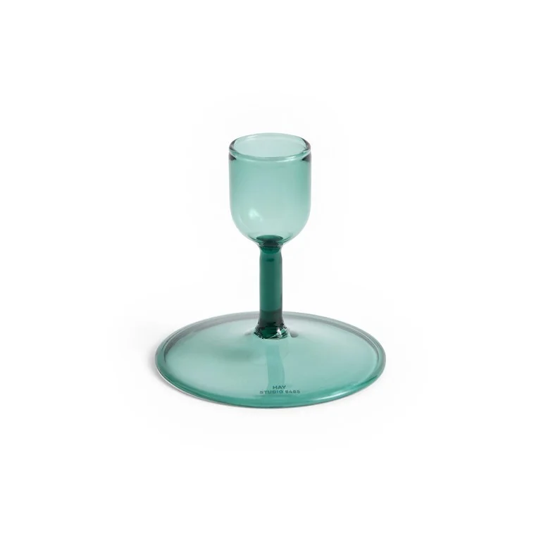 Tiny Candleholder Straight Aqua