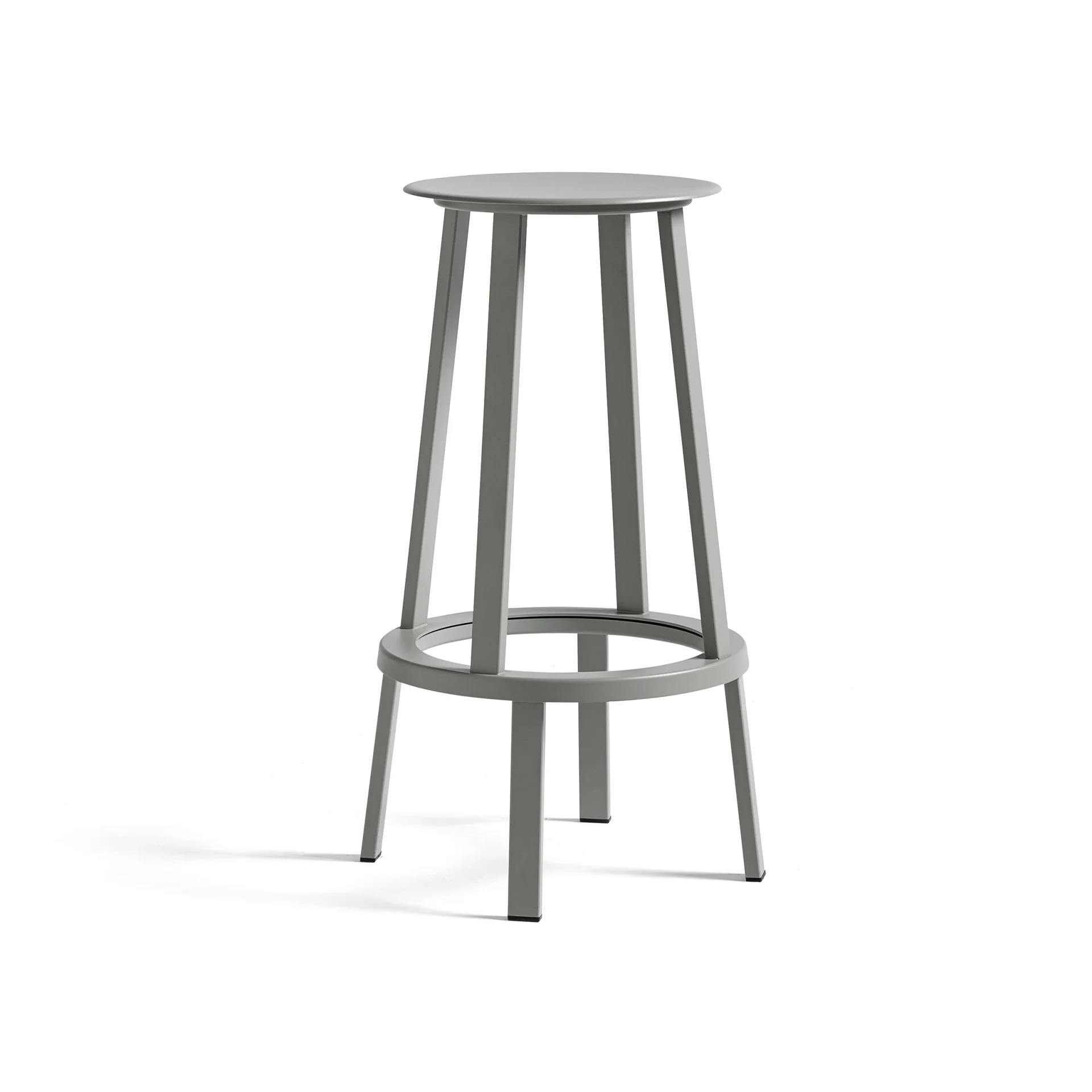 Revolver Bar Stool High H76 Sky grey