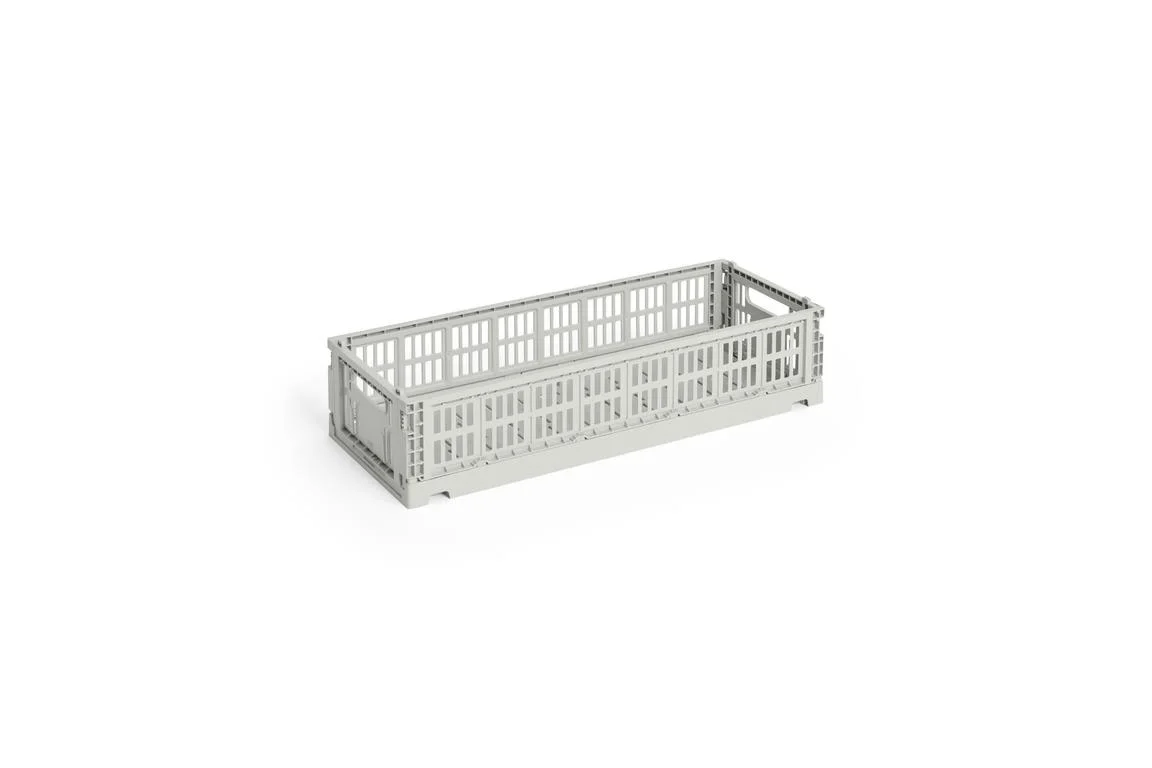 HAY Colour Crate Mini Oblong Grey