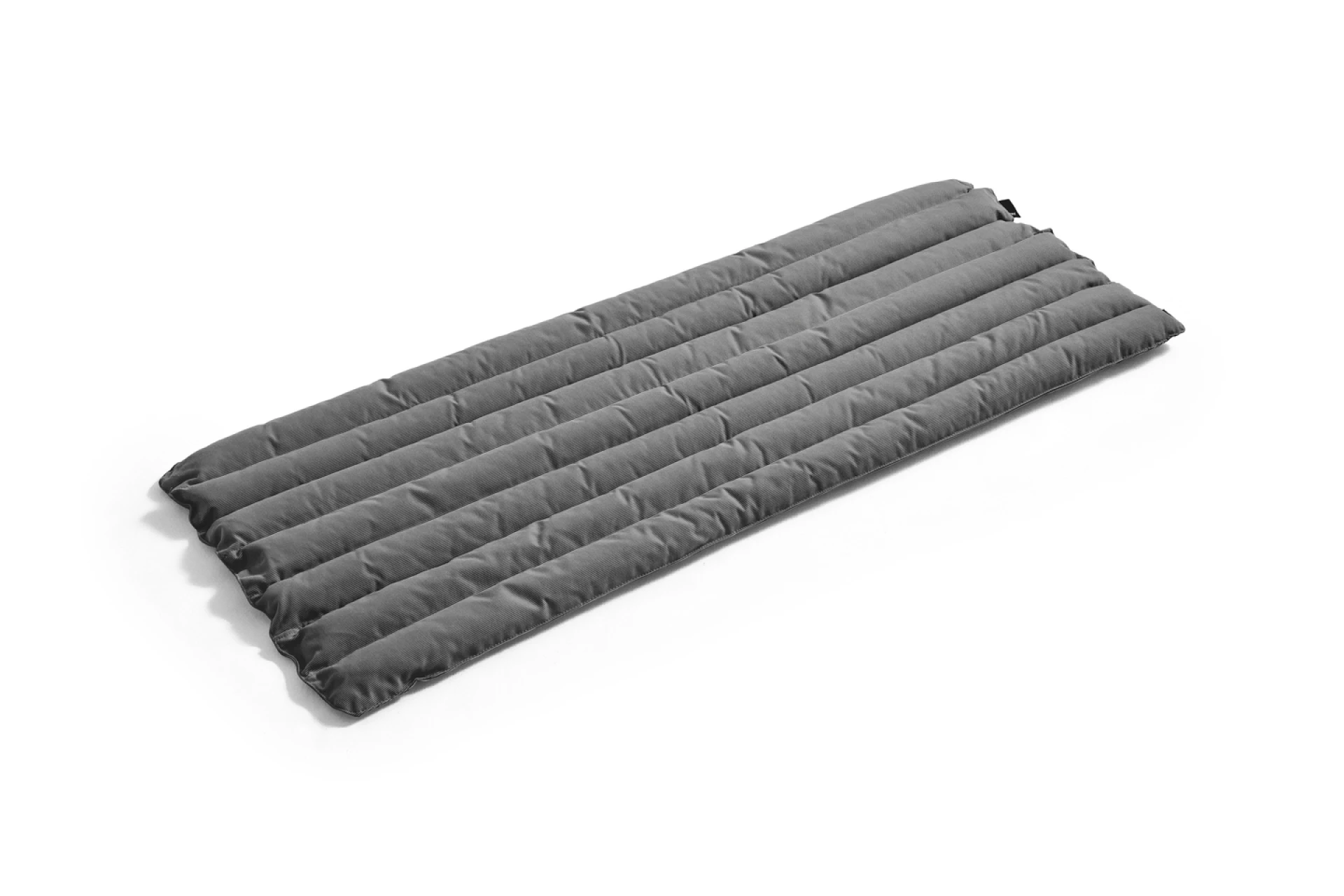Quilted Seat Cushion for Traverse Lounge Bench Black pepper