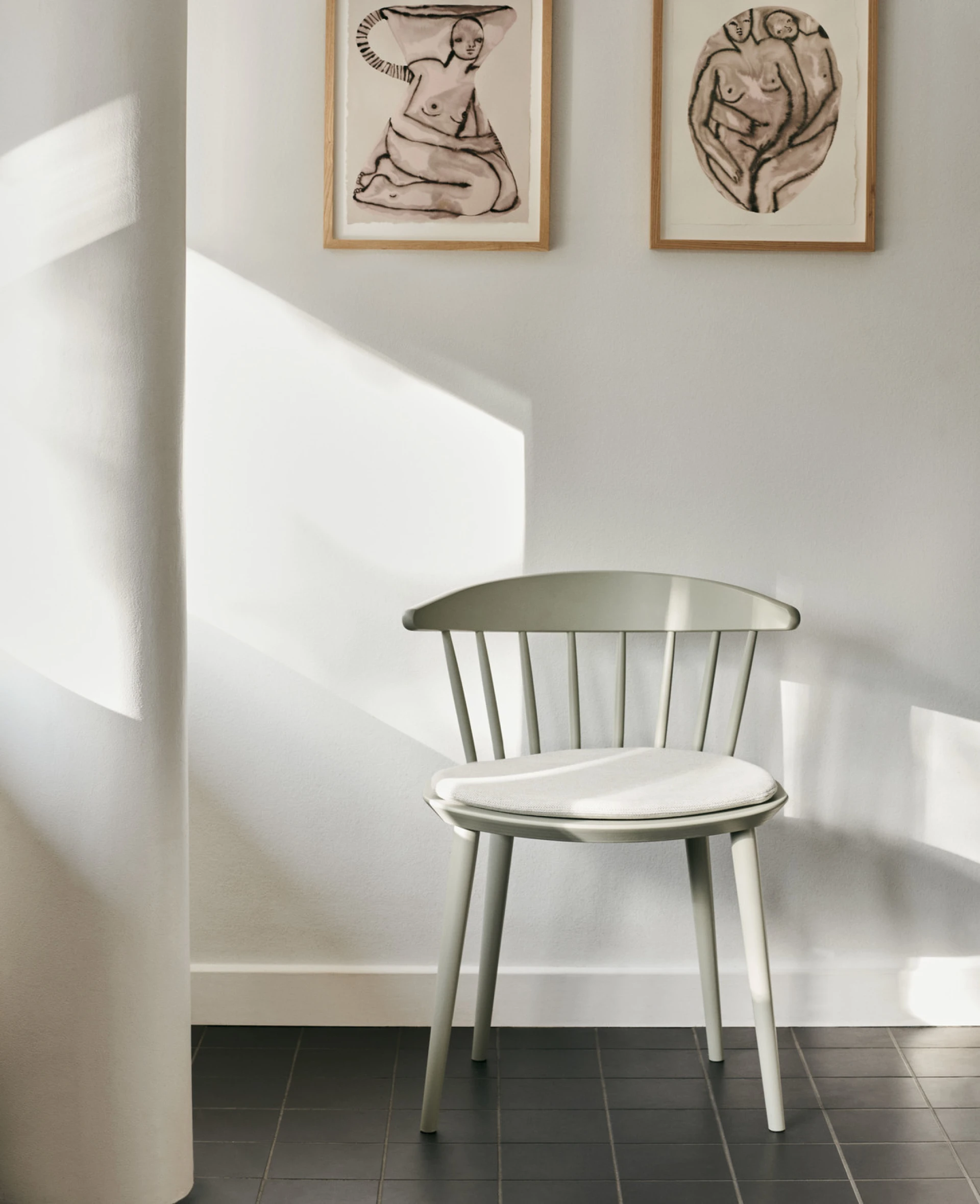 J104 Chair Beech Sage