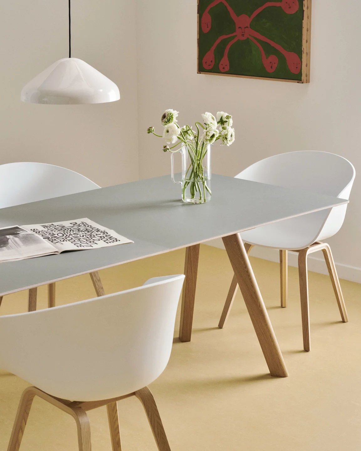 Pao Steel Pendant 350 Cream white