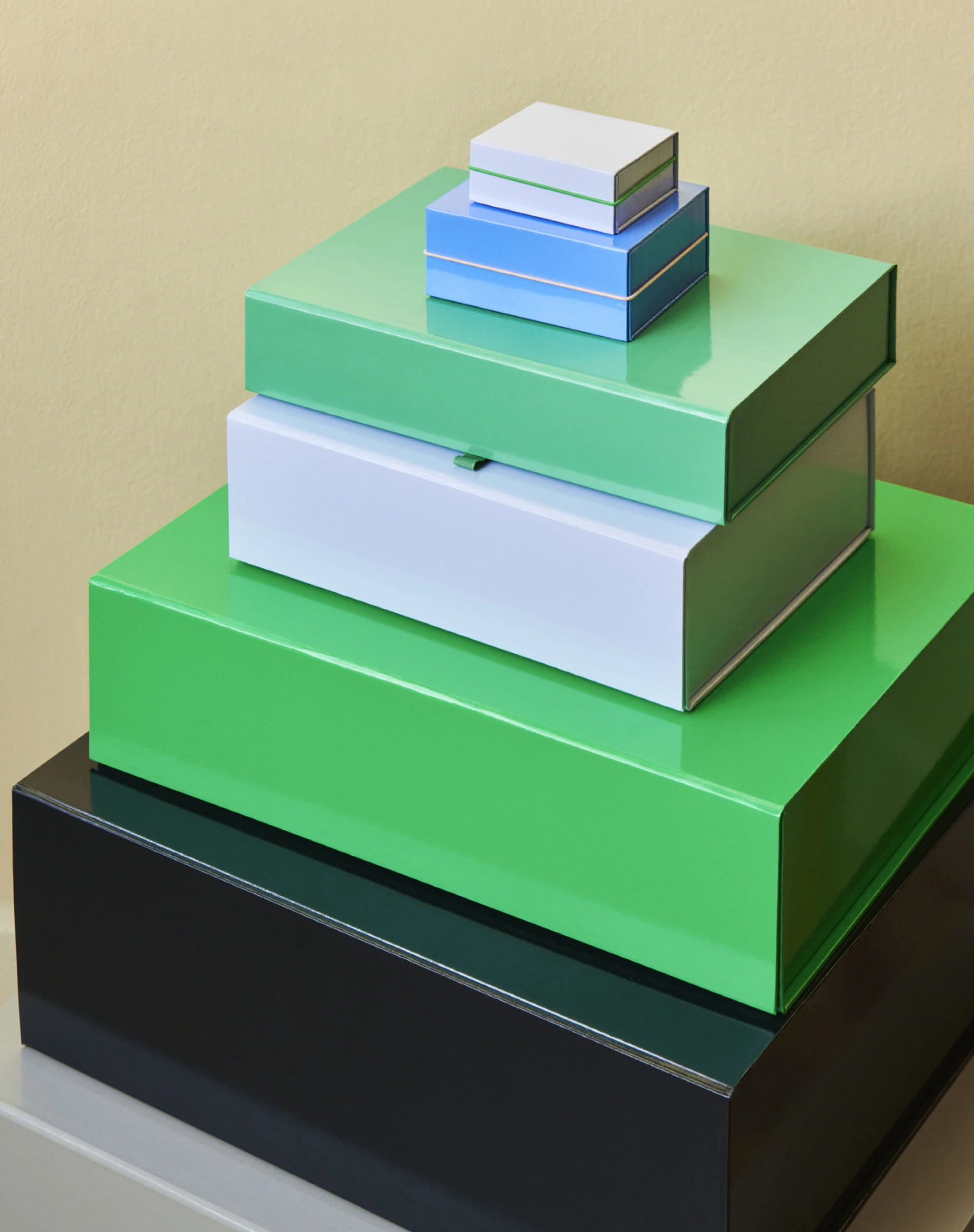 Colour Storage Jewellery Box Emerald green