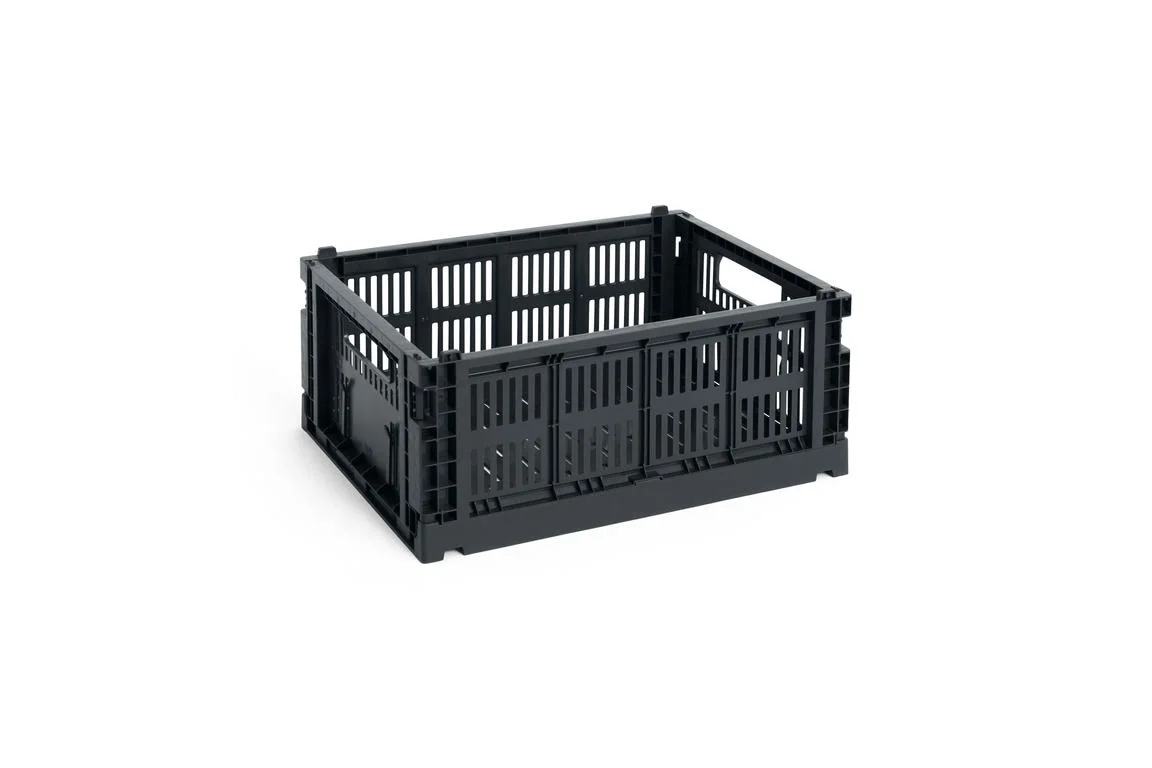 HAY Colour Crate Medium Charcoal