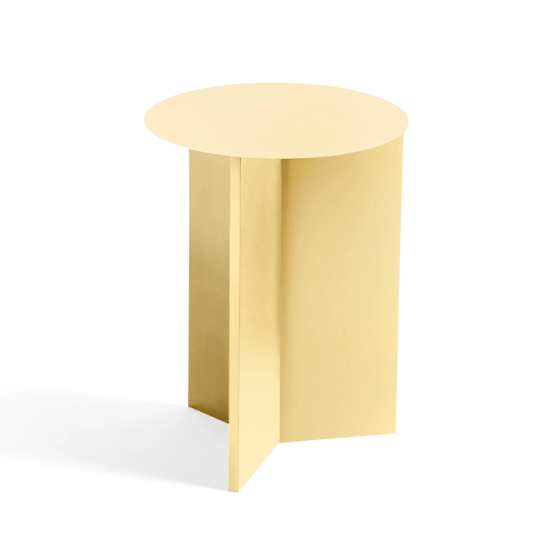 Slit Table Round High Light yellow