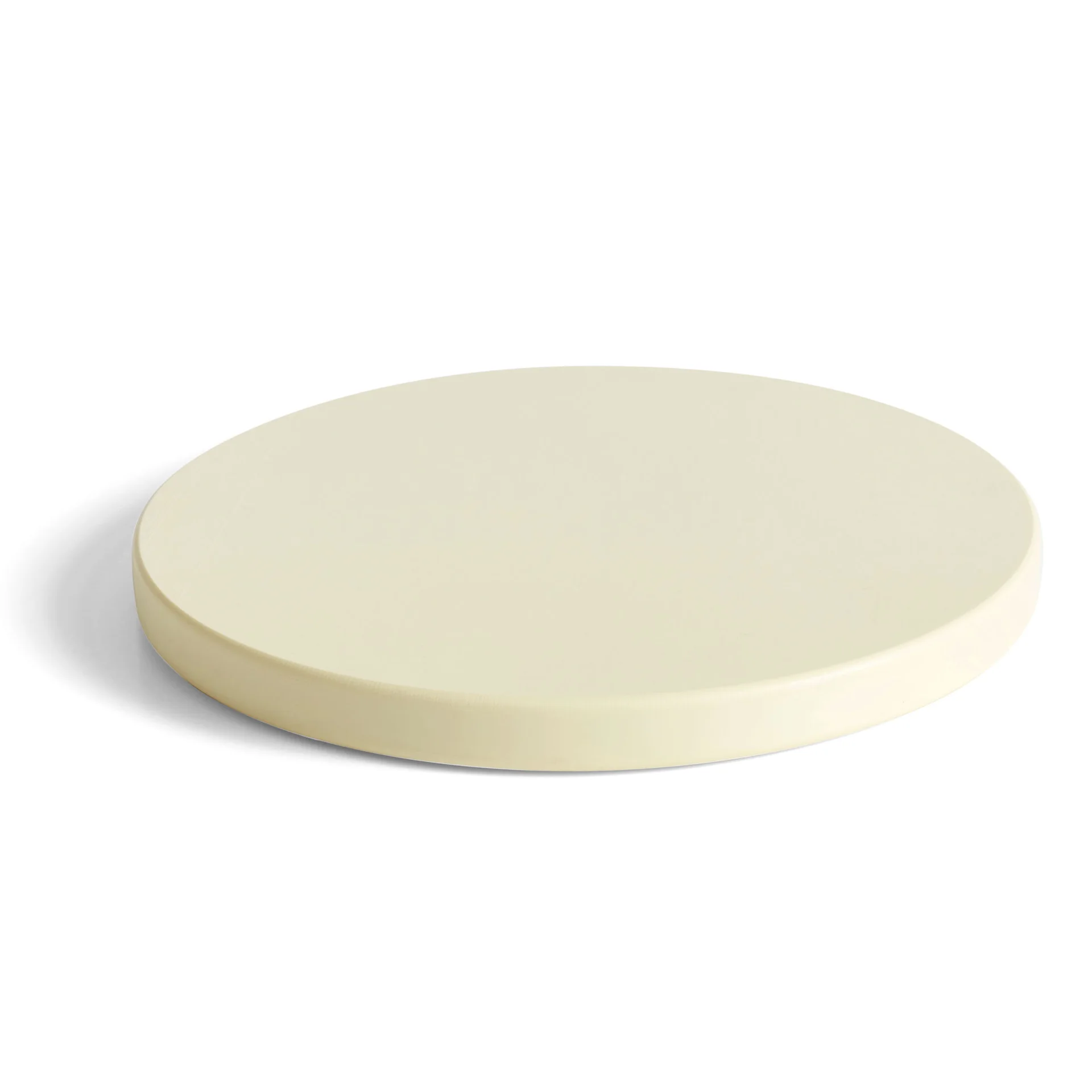 Chopping board round l off white