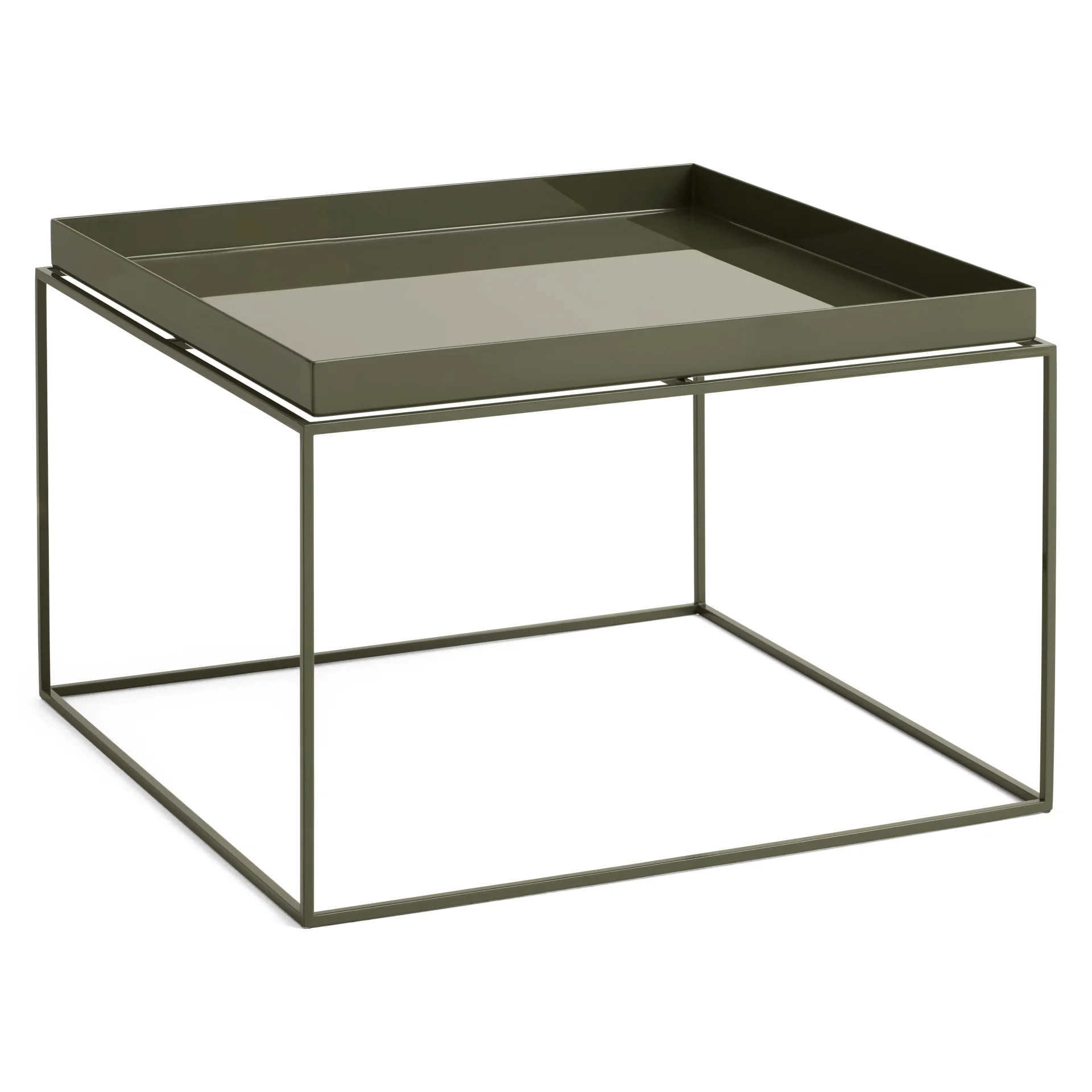 Tray Coffee Table L60 x W60 Olive Green