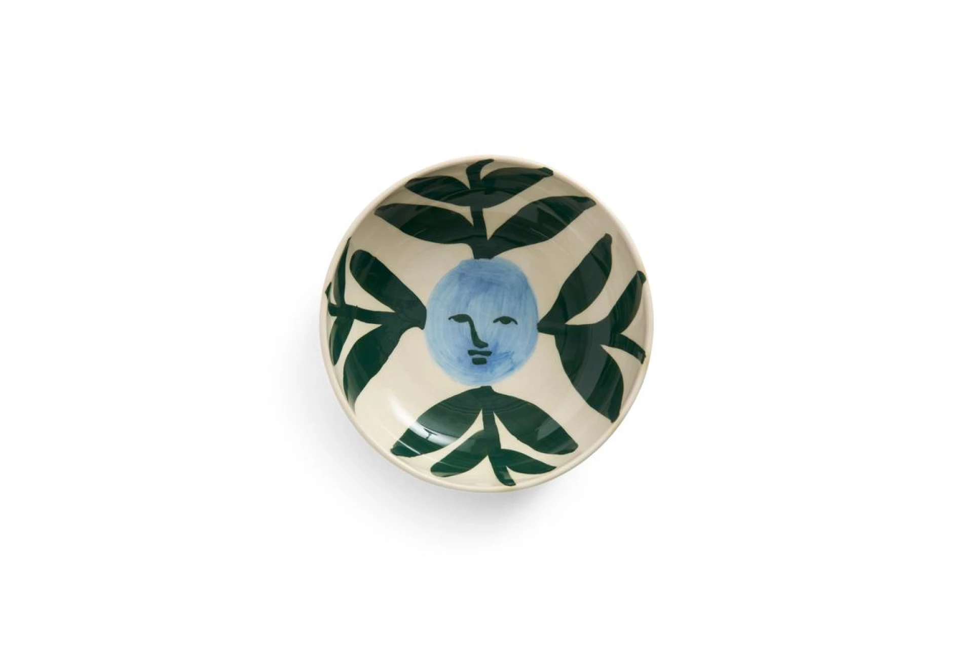 La Pittura Bowl Ø18 Moon face vine
