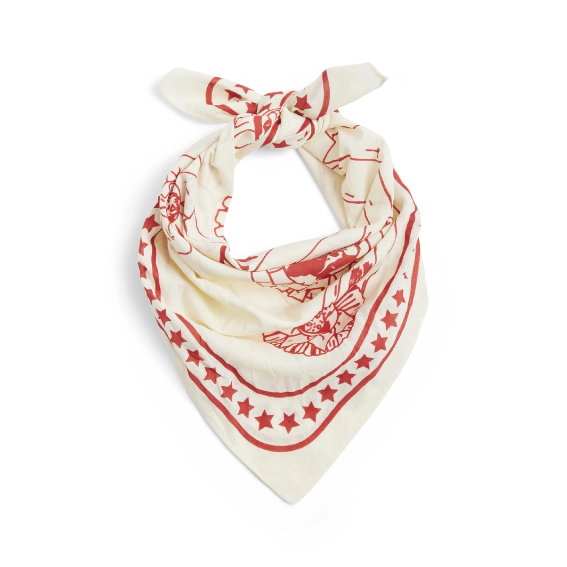 HAY Dogs Scarf 55 x 55 Off-white