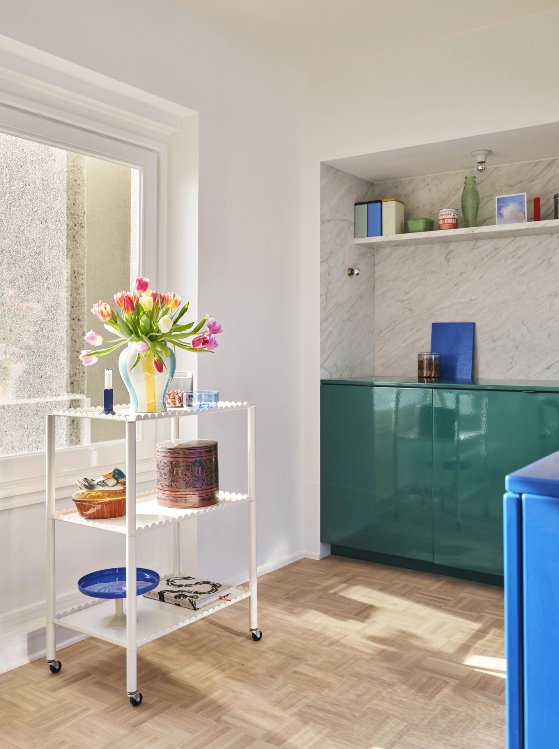 Arcs Trolley High Eggshell