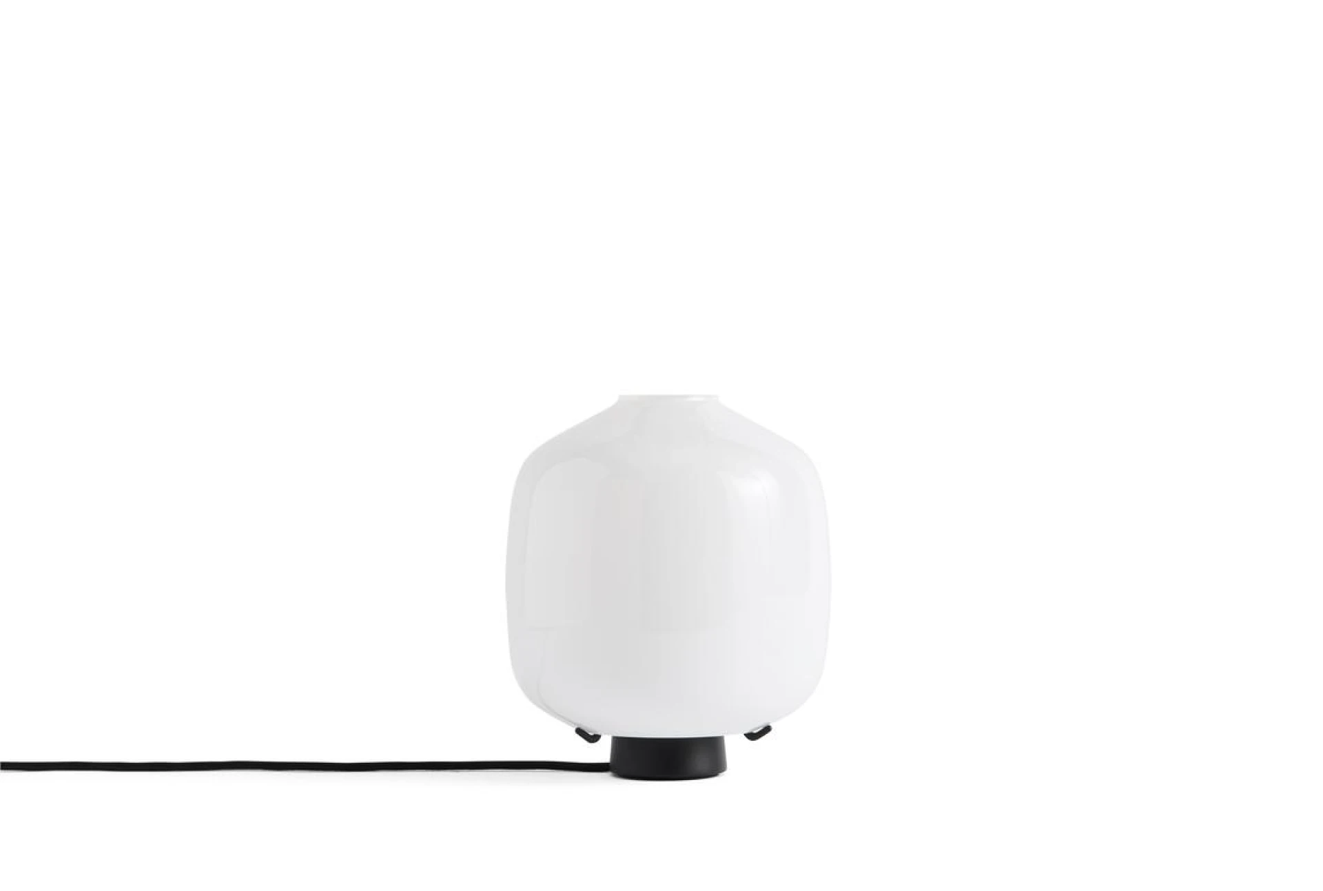 Buoy Glass Table Lamp 200 Soft black cord set