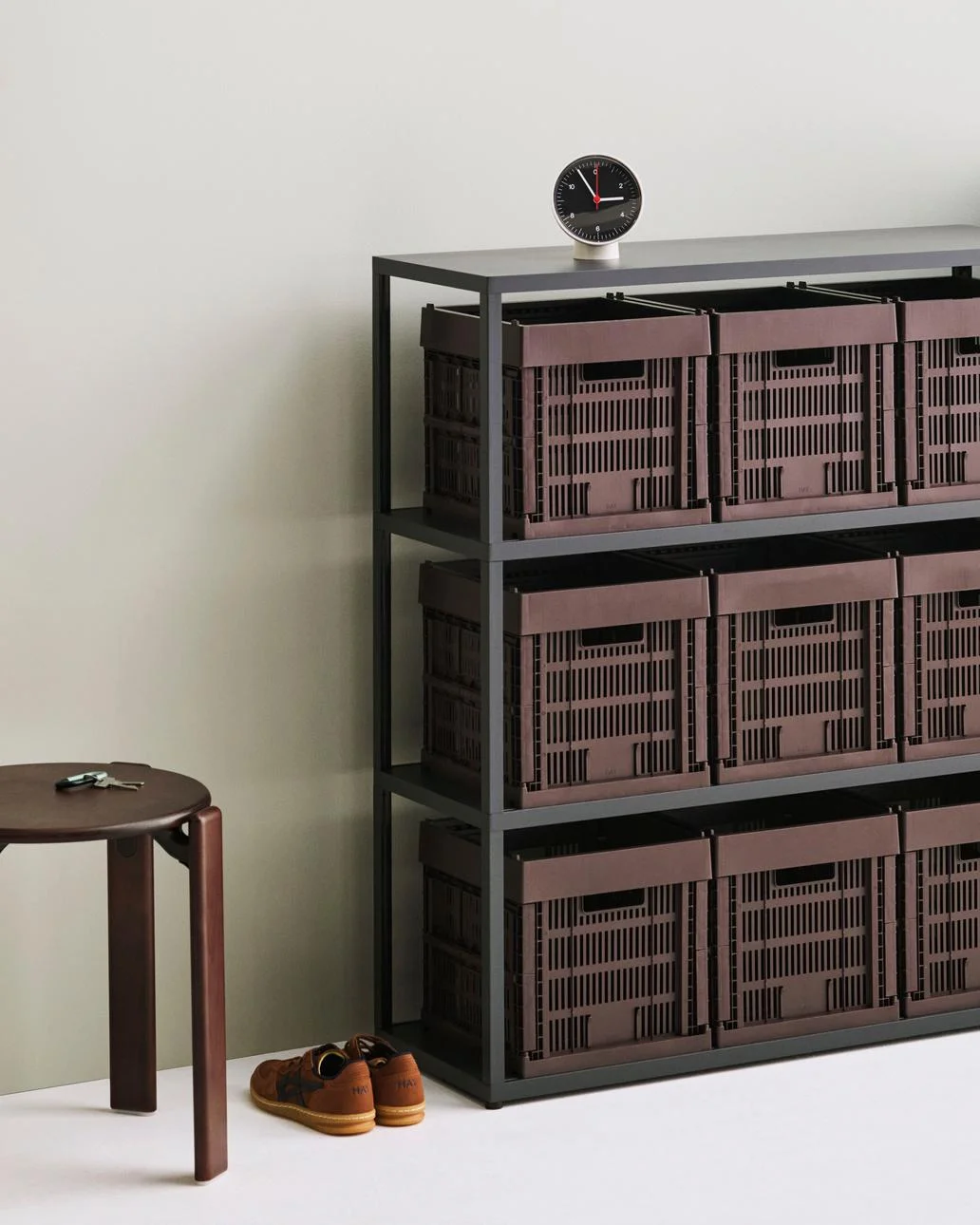 HAY Colour Crate Cube Bordeaux