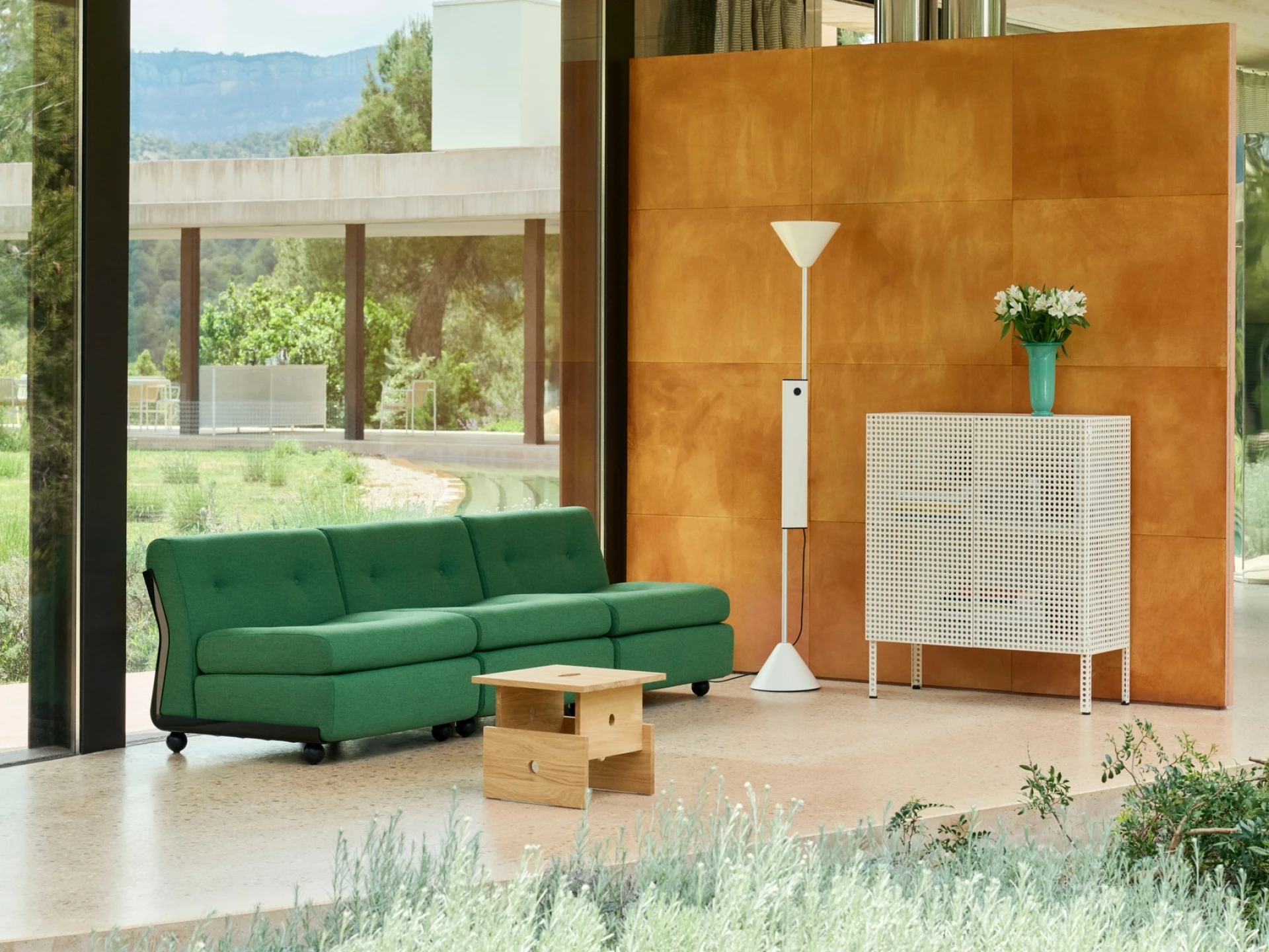 Perforated Cabinet Floor Medium Eggshell