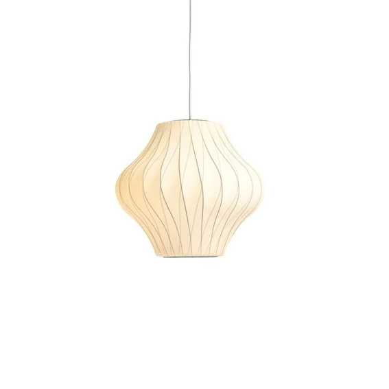 Nelson Pear Crisscross Bubble Pendant S Off-white 