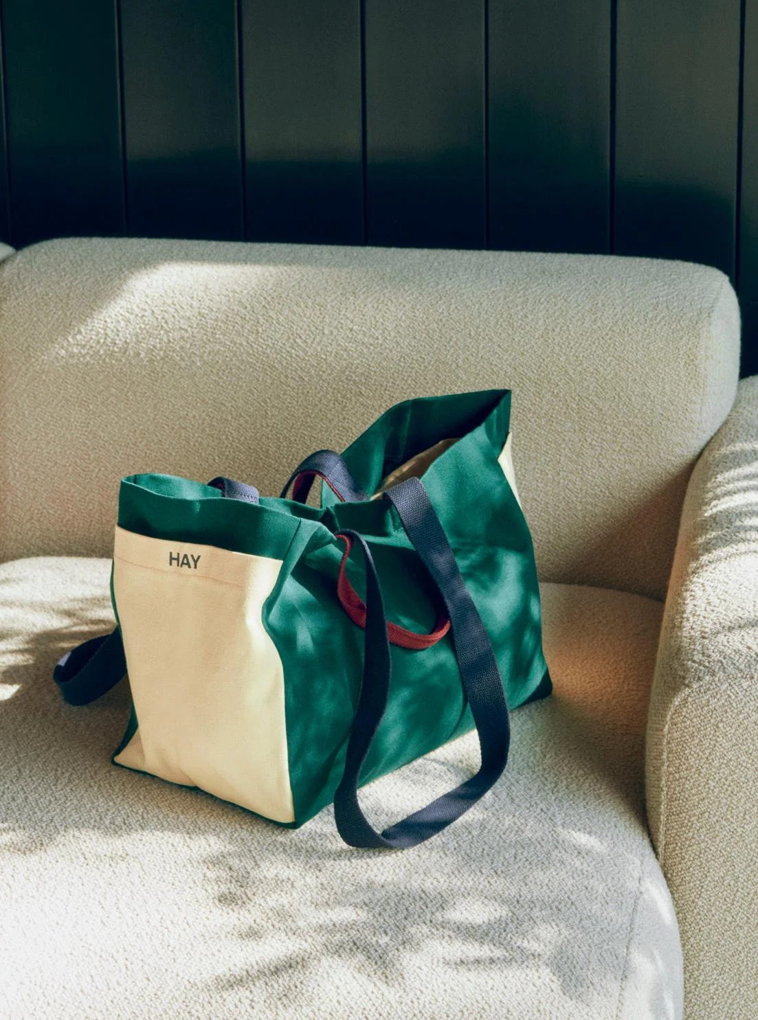 Weekend Bag (Organic) Medium Dark green multi