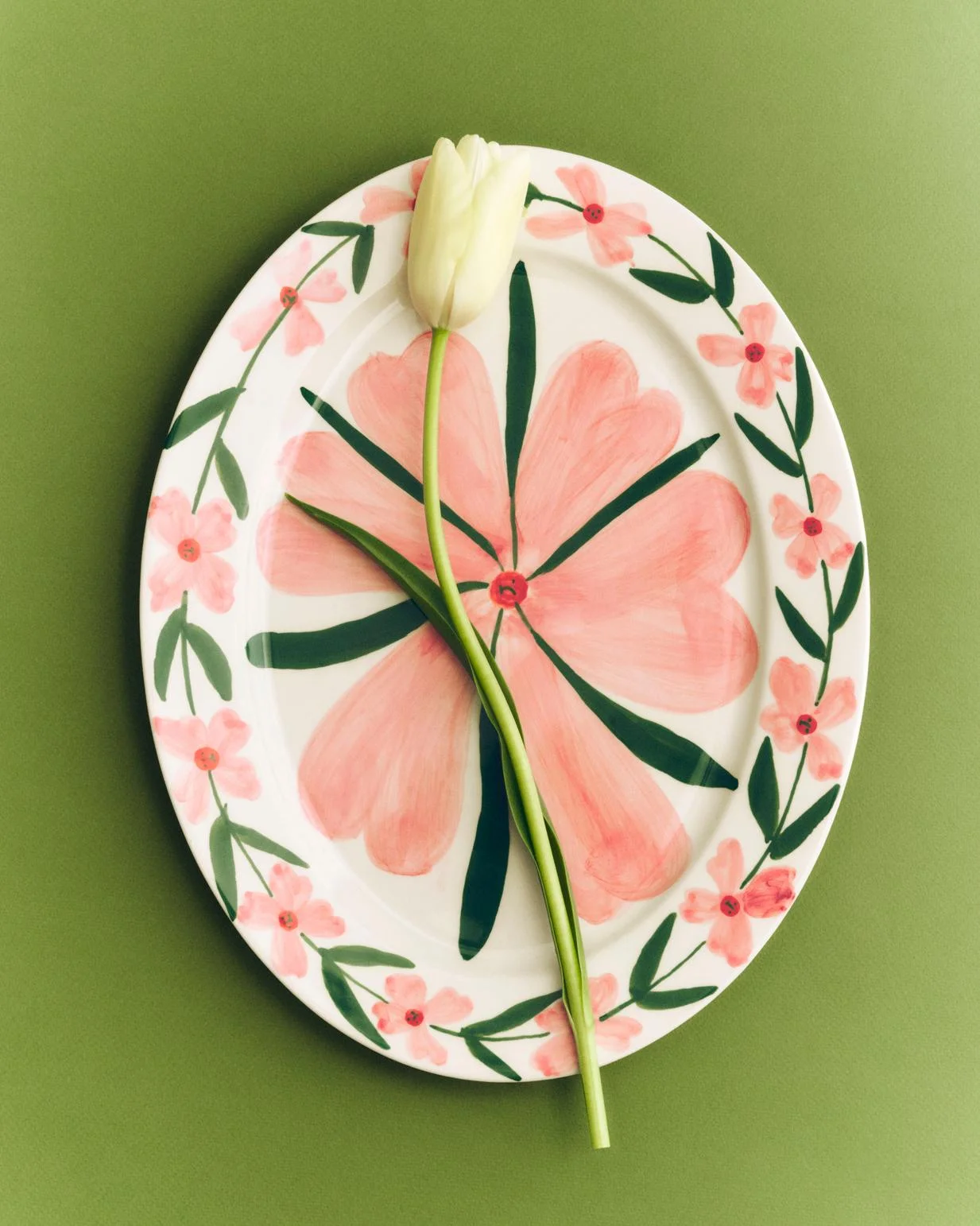 La Pittura Oval Serving Platter L36,5 Josephine