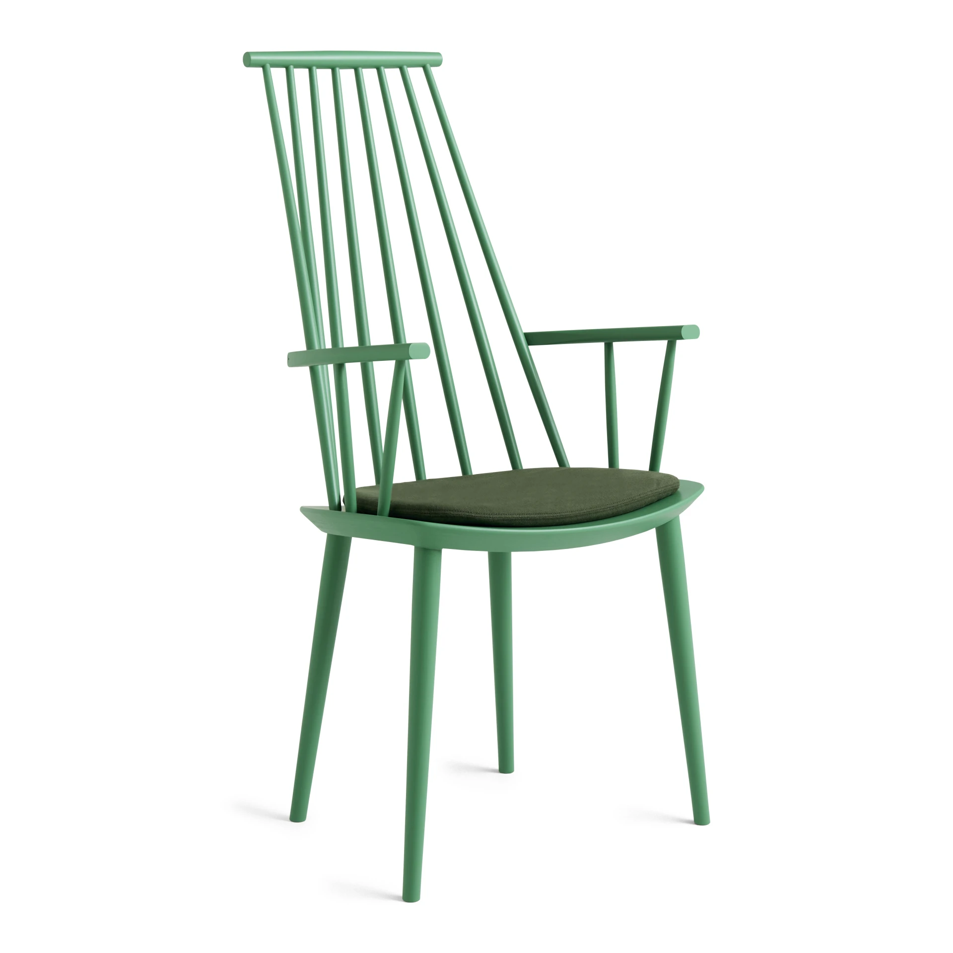 J110 Chair Beech Jade green
