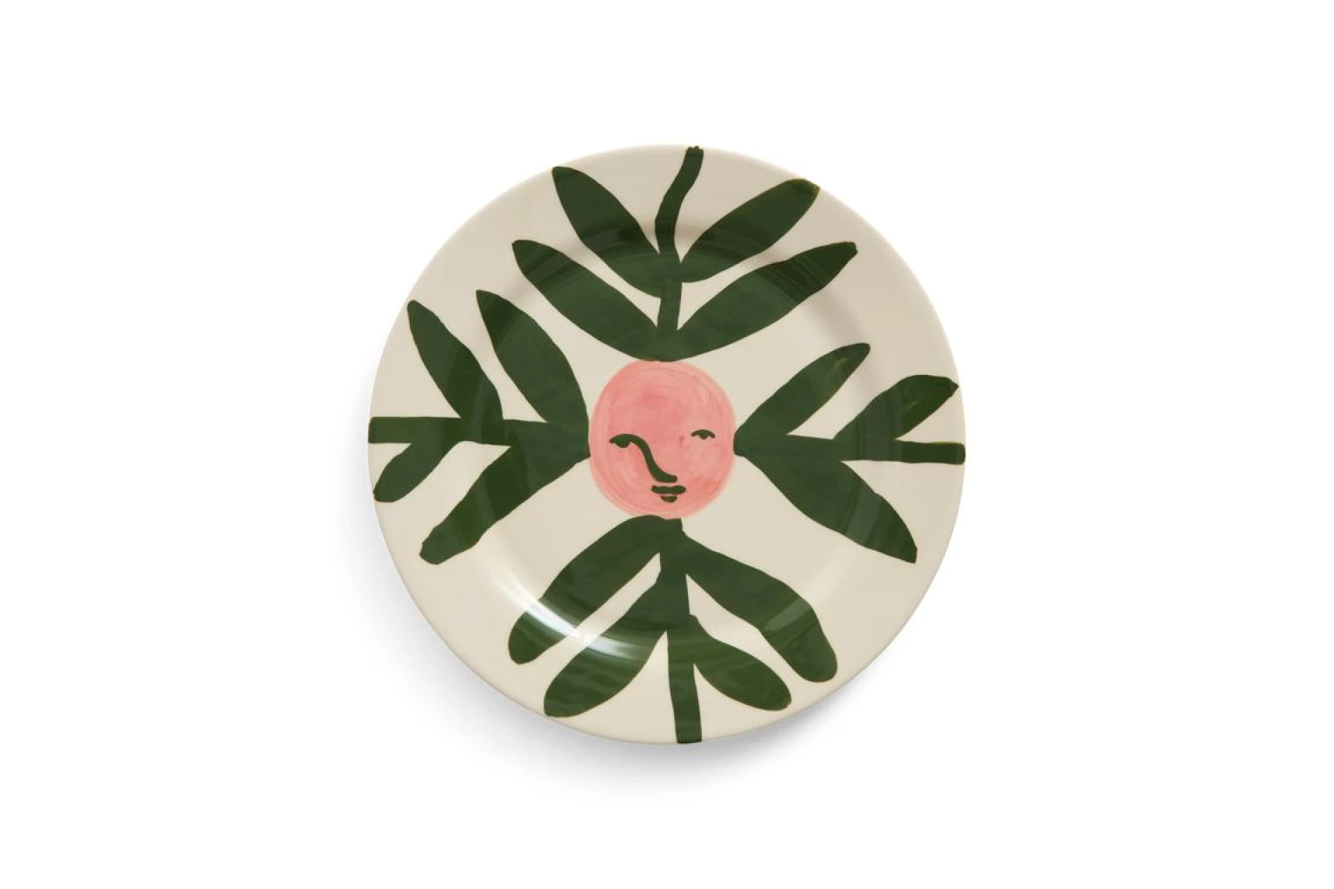 La Pittura Plate Ø24 Blush face vine