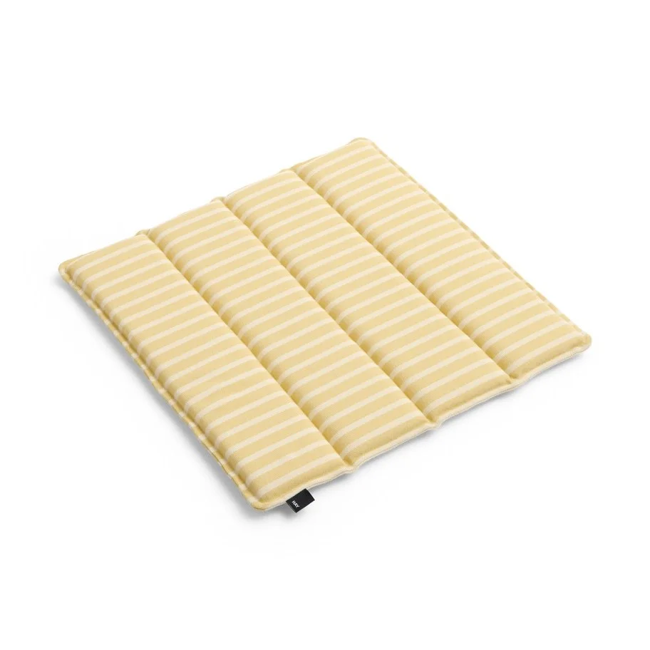 Terrazza Seat Cushion 40 x 40 Yellow bold stripe