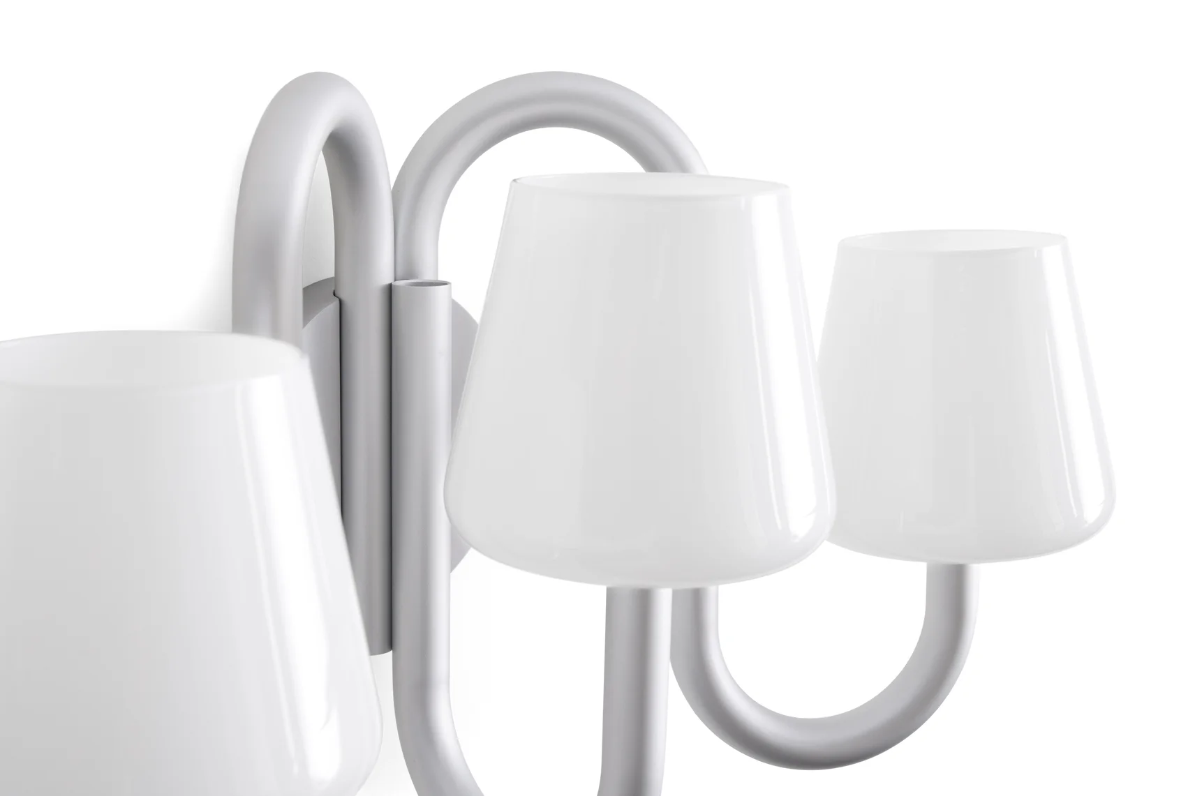 Apollo Wall Sconce White opal glass