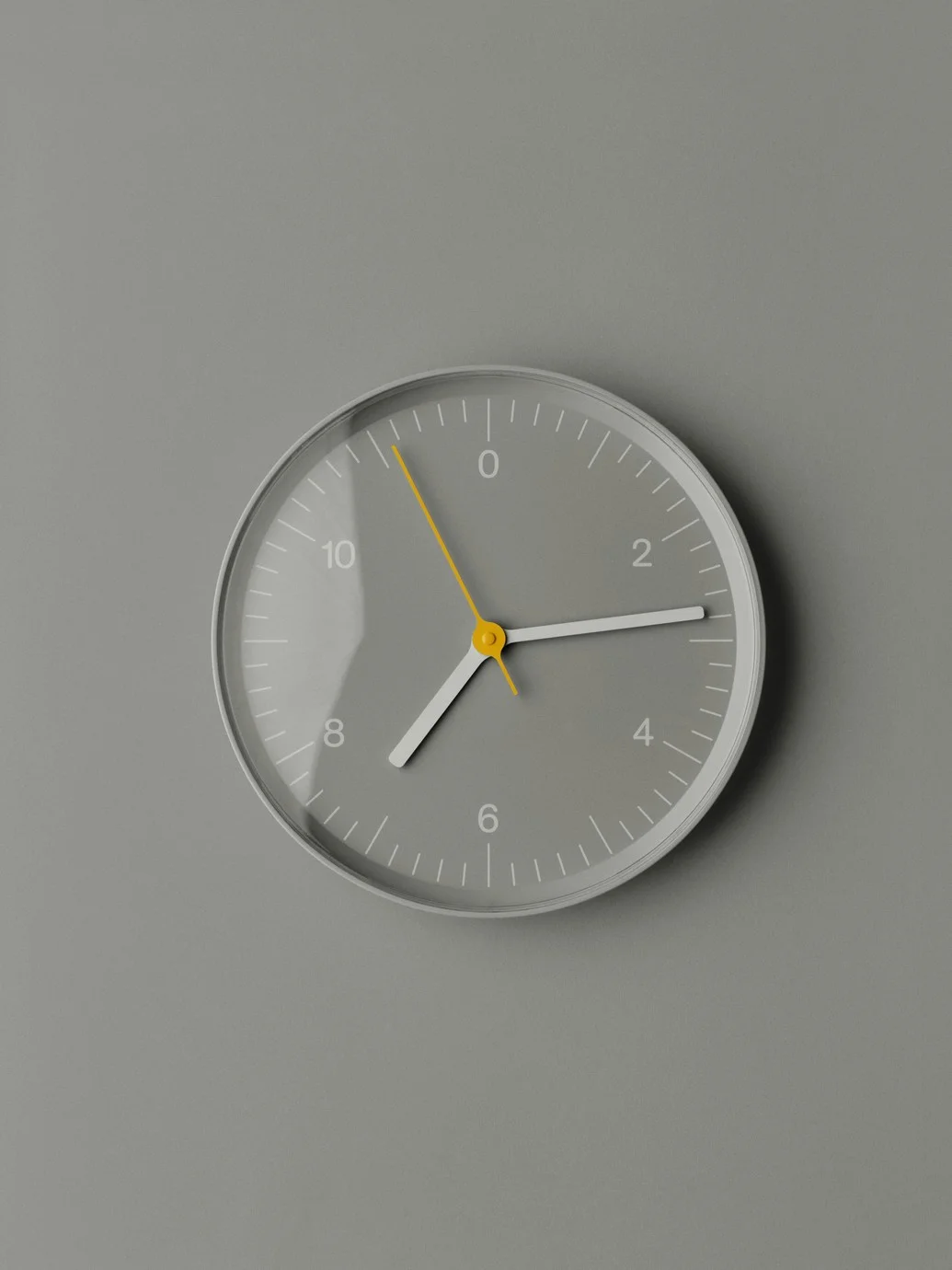 Wall Clock Grey