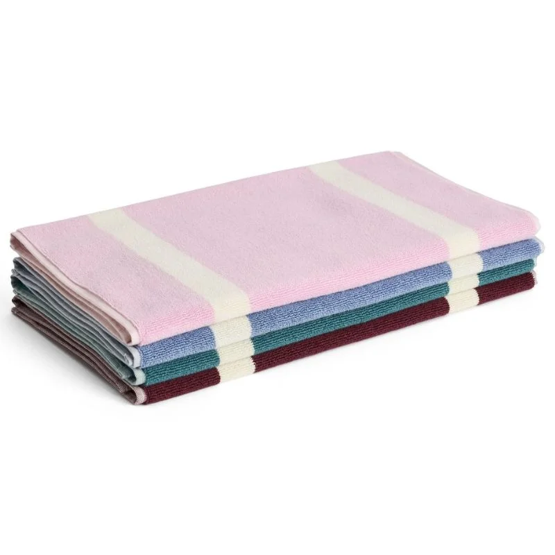 Stripe Bath Mat Dusty blue
