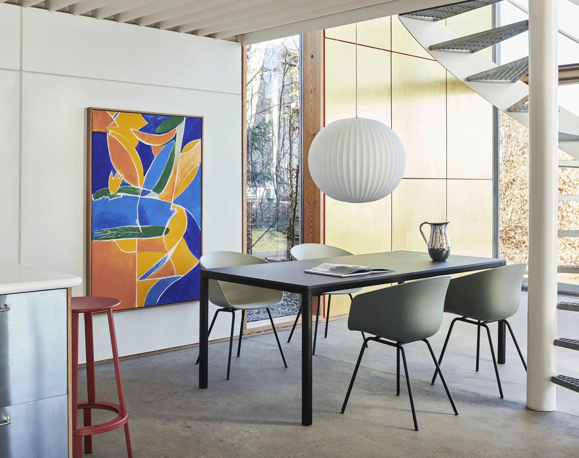 Nelson Ball Bubble Pendant L Off-white 