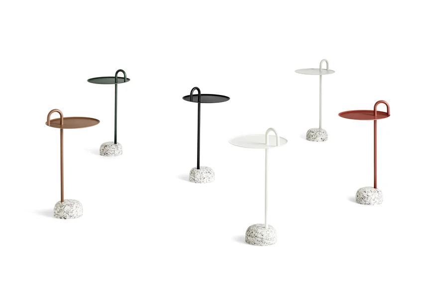 Bowler Side Table Beige