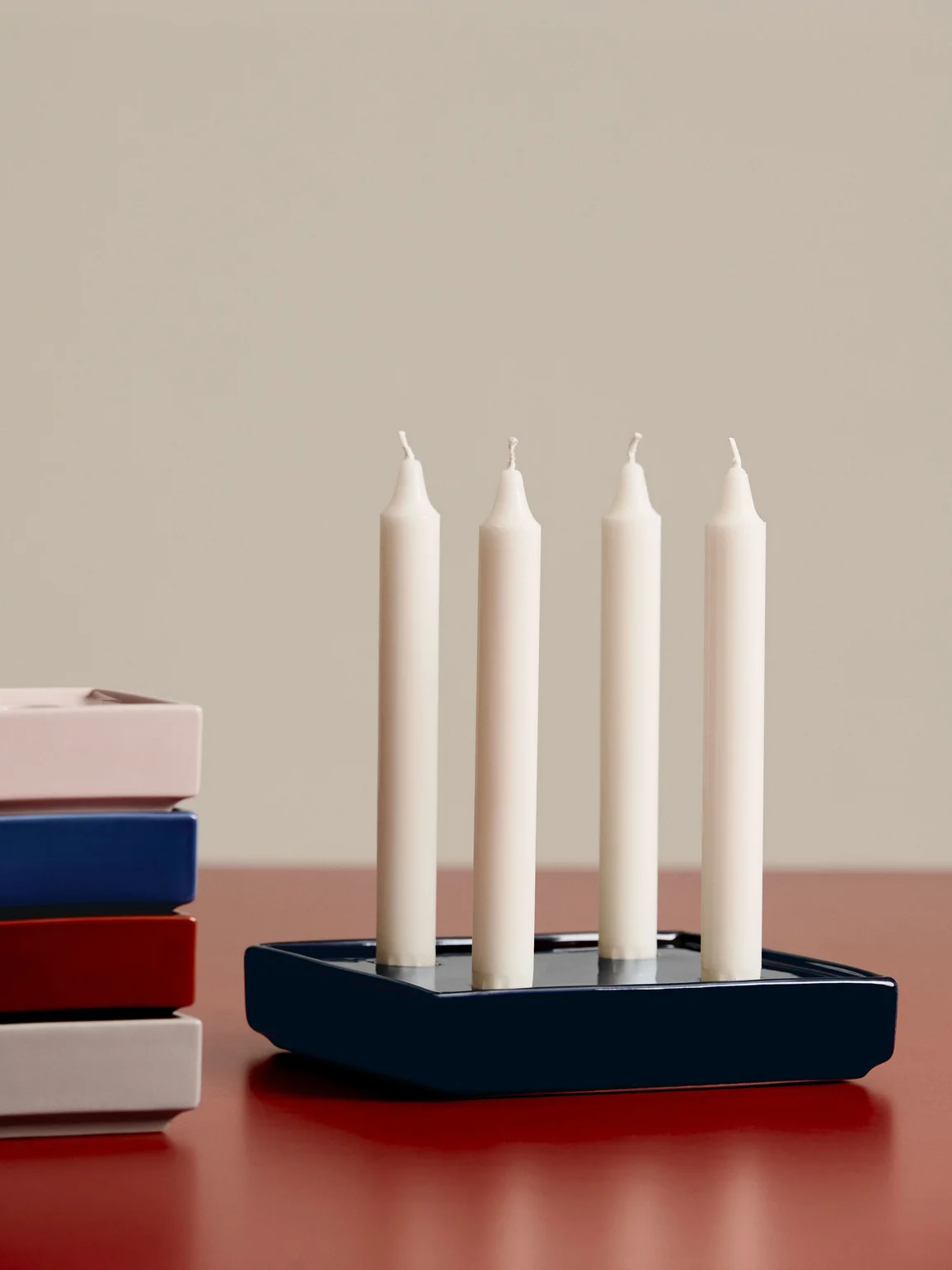 Mattone Candleholder Small Blue