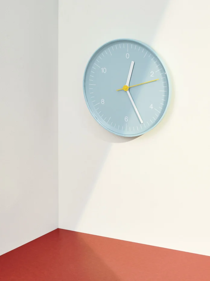 Wall Clock Blue