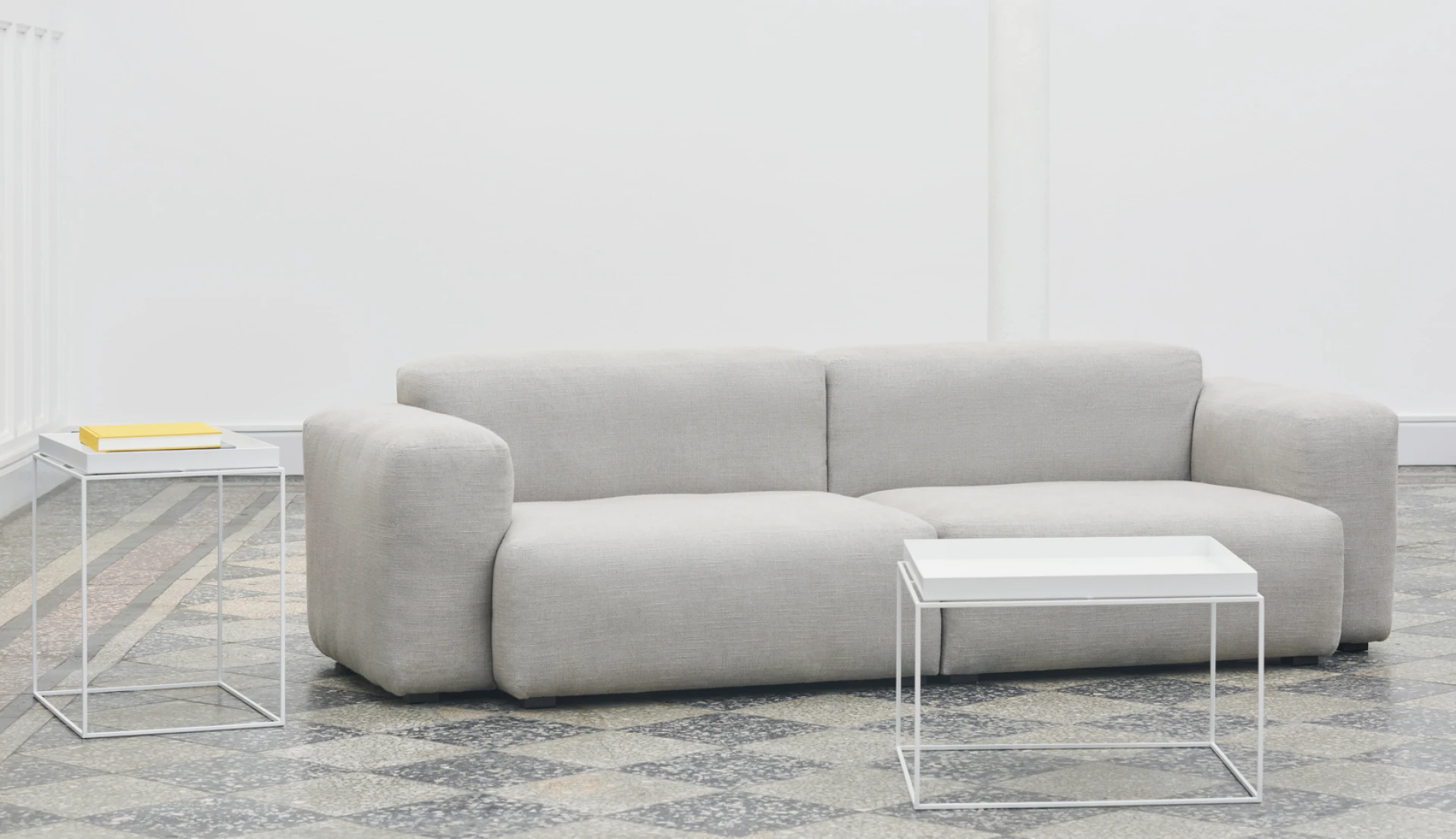 Tray Coffee Table L60 x W60 White