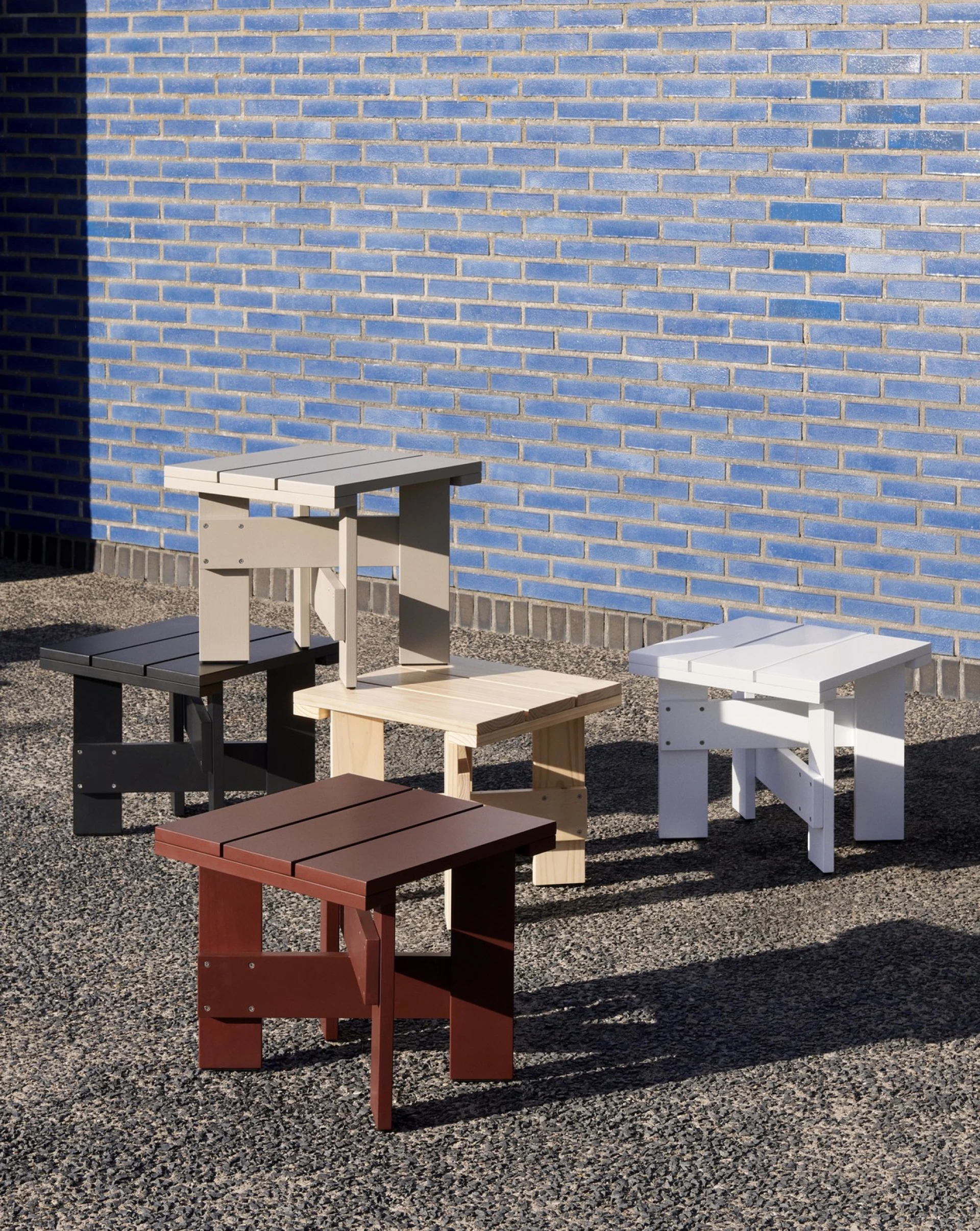 Crate Low Table White