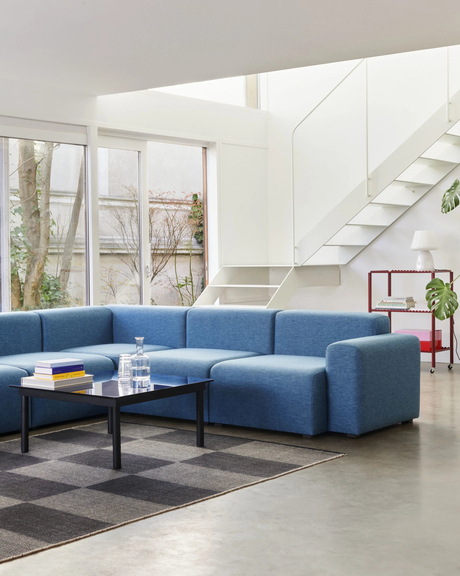 Check Rug 170 x 240 Black L Check Check Rug 170 x 240 Black L Check