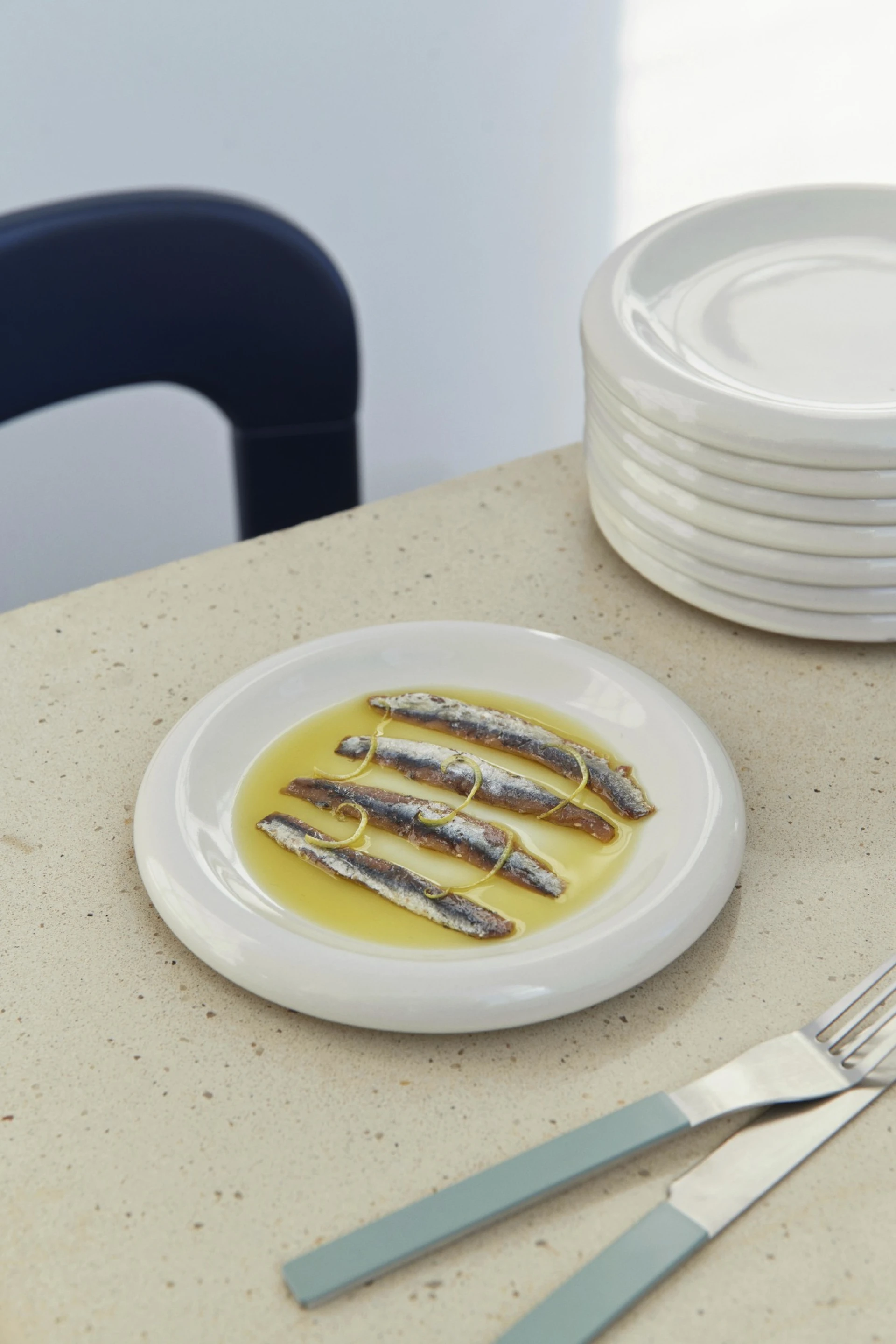 Barro Plate Set of 2 Ø18 Off-white